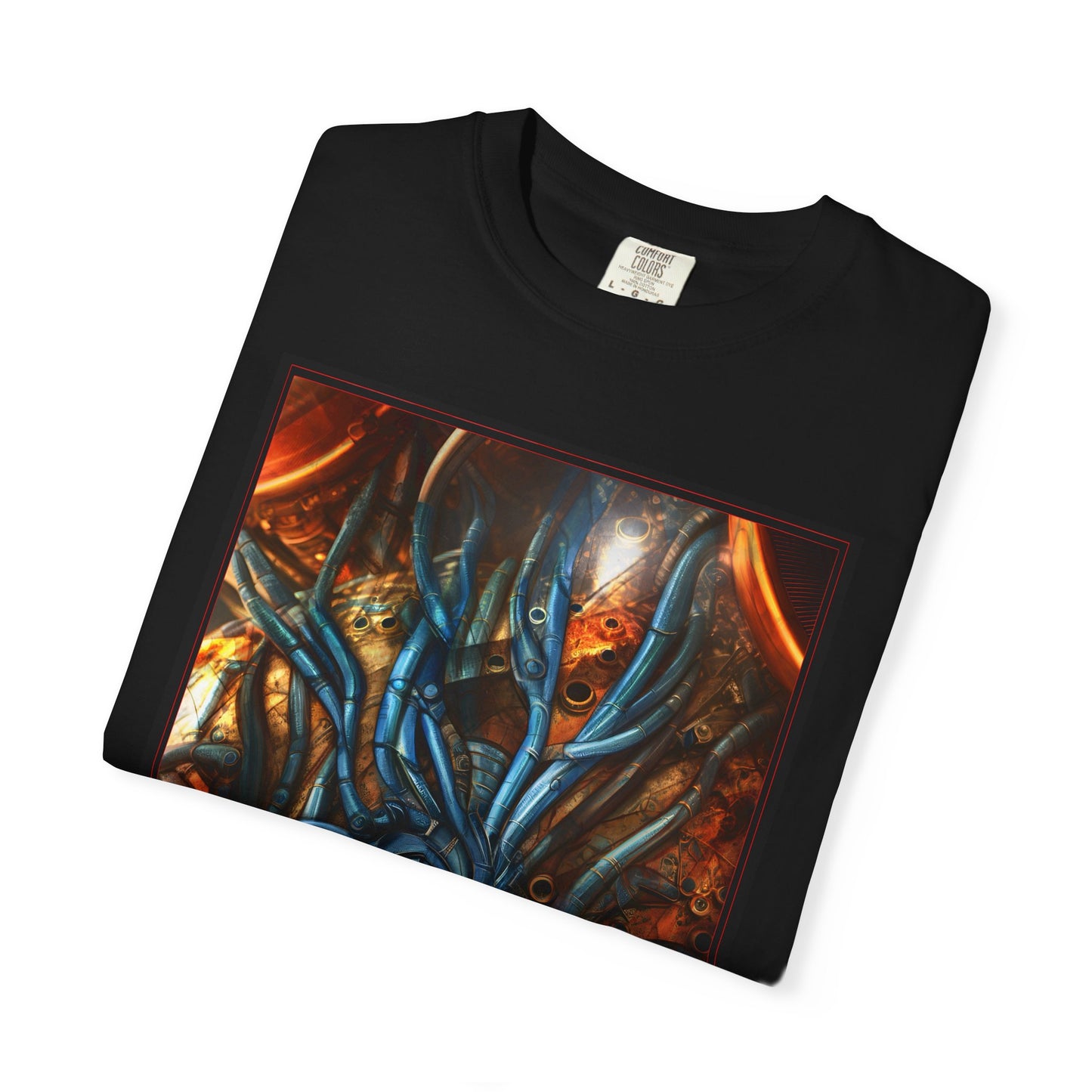 Horror Octopus Art T-Shirt — Surreal Cthulhu-Inspired Graphic Tee