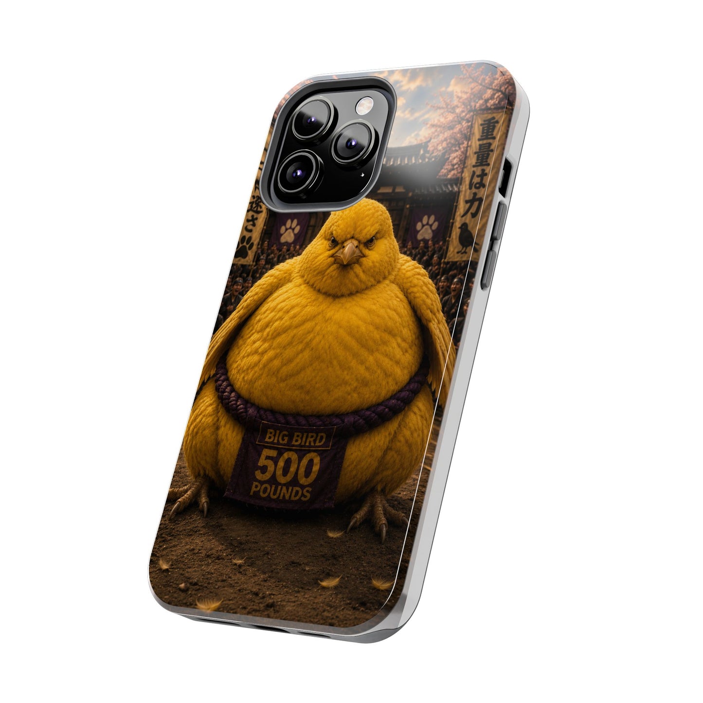 Big Bird Tough Phone Case - 500 Pounds Chubby Bird Protective Cover