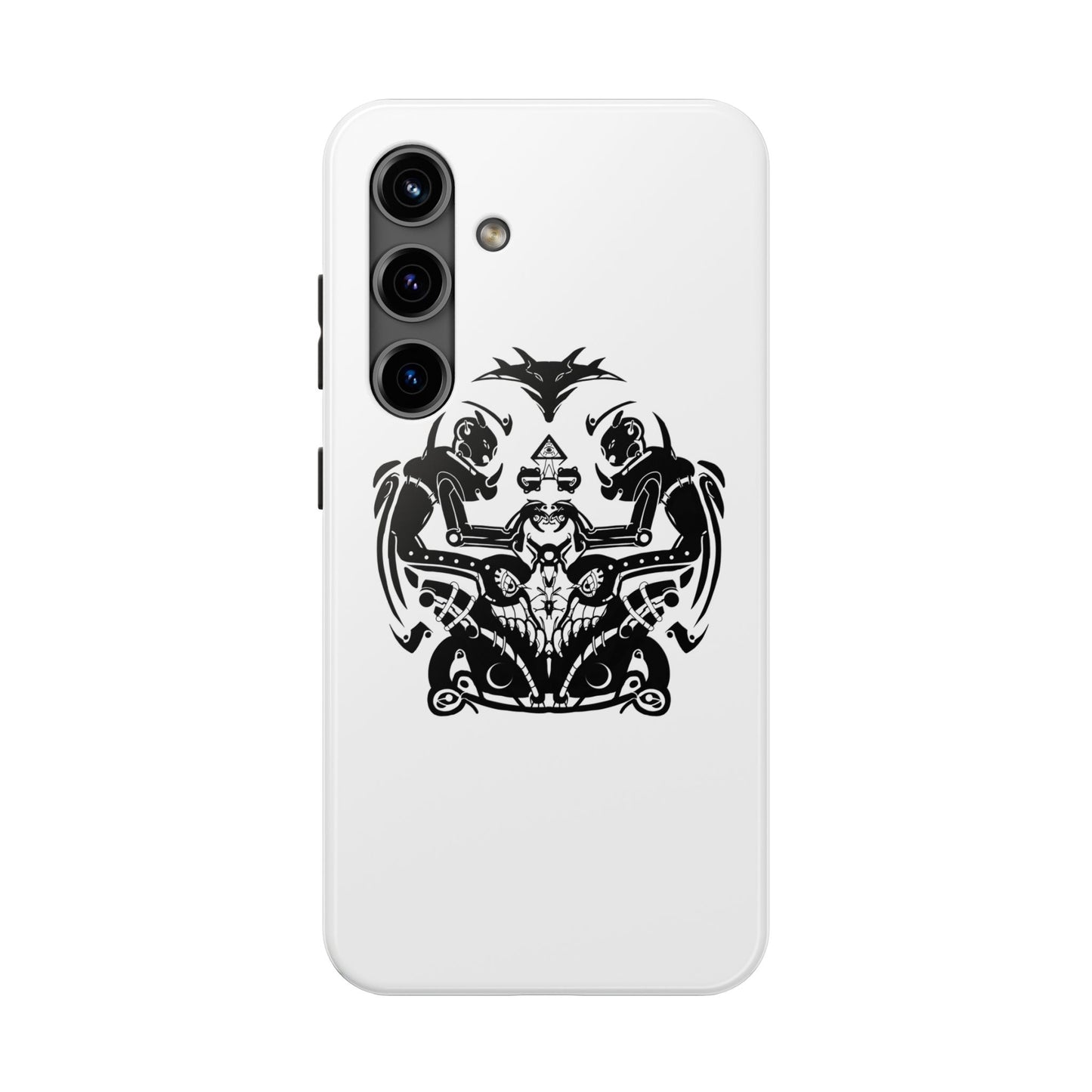 Viking Knotwork Tough Phone Case — Norse Warrior Tribal Design