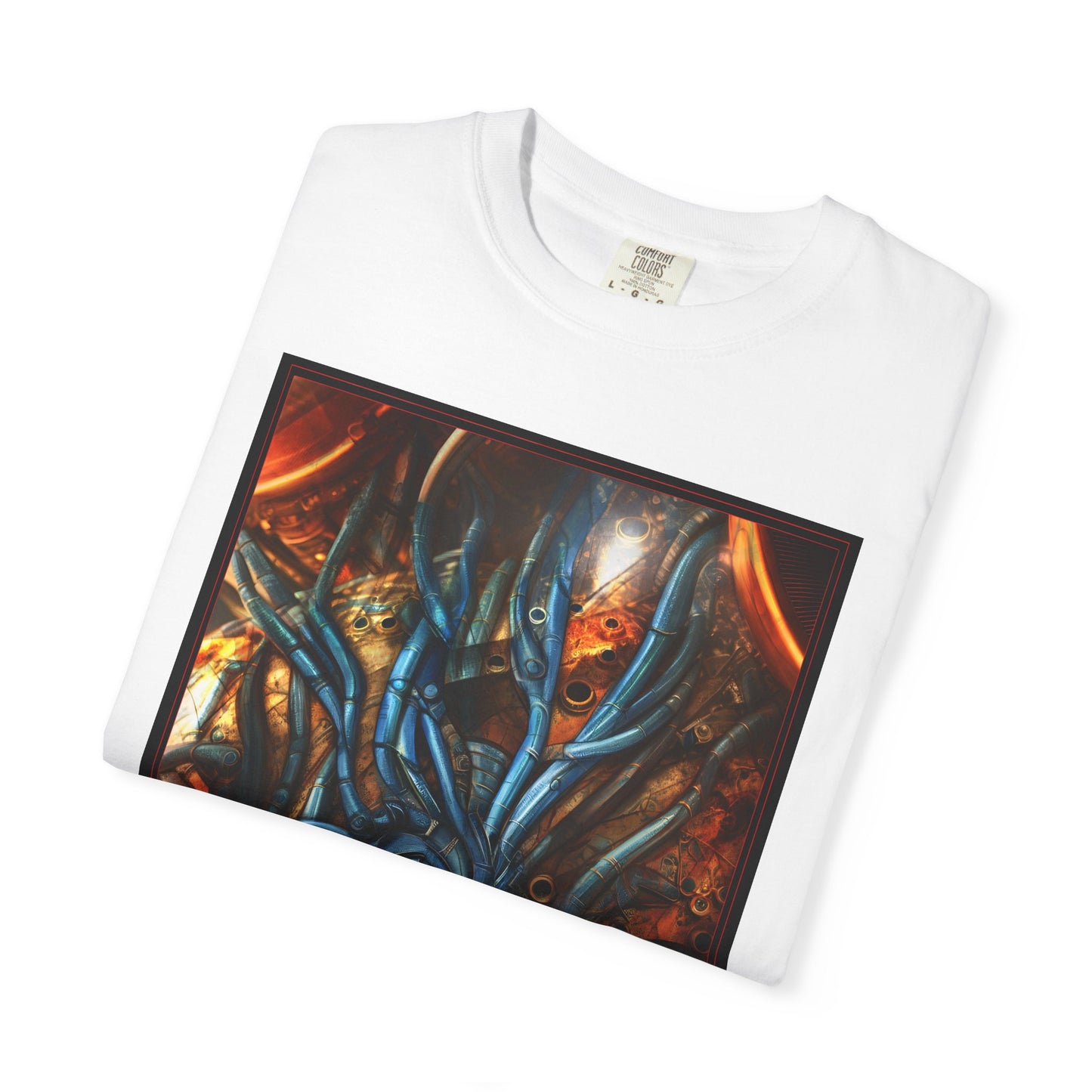 Horror Octopus Art T-Shirt — Surreal Cthulhu-Inspired Graphic Tee