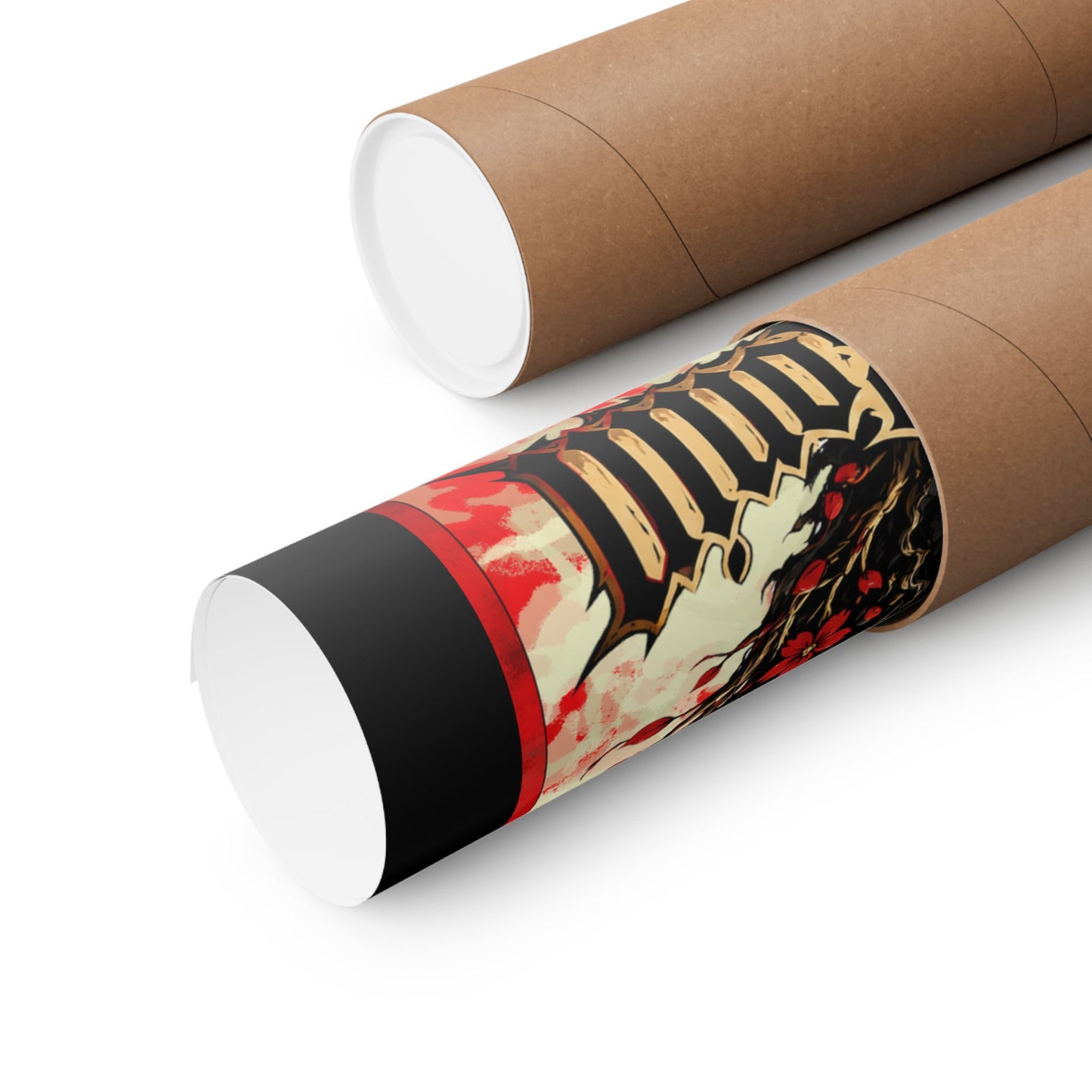 Samurai Wrath Poster — 'Wrath of the Ronin' Matte Vertical Art Print