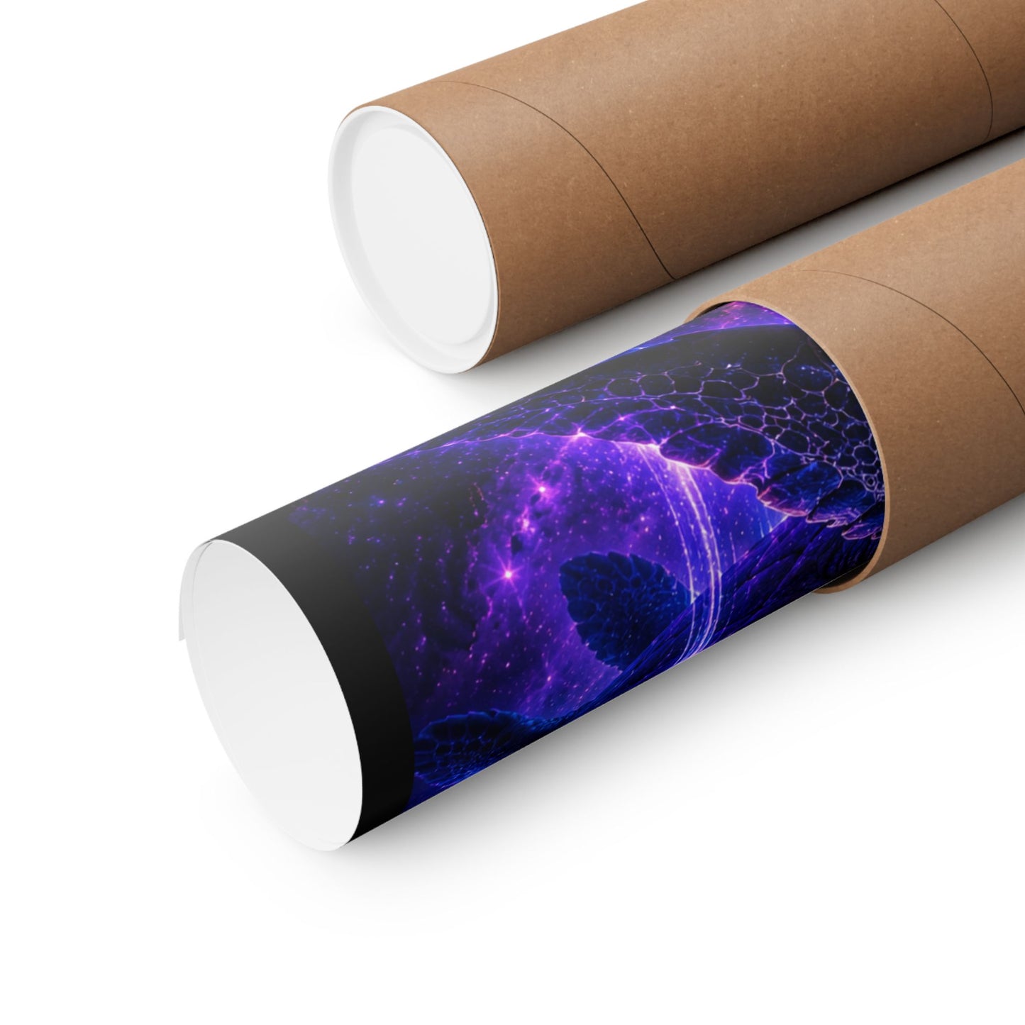 Cosmic Turtle Poster — Mystic Tree on Turtle Shell Matte Vertical Wall Art