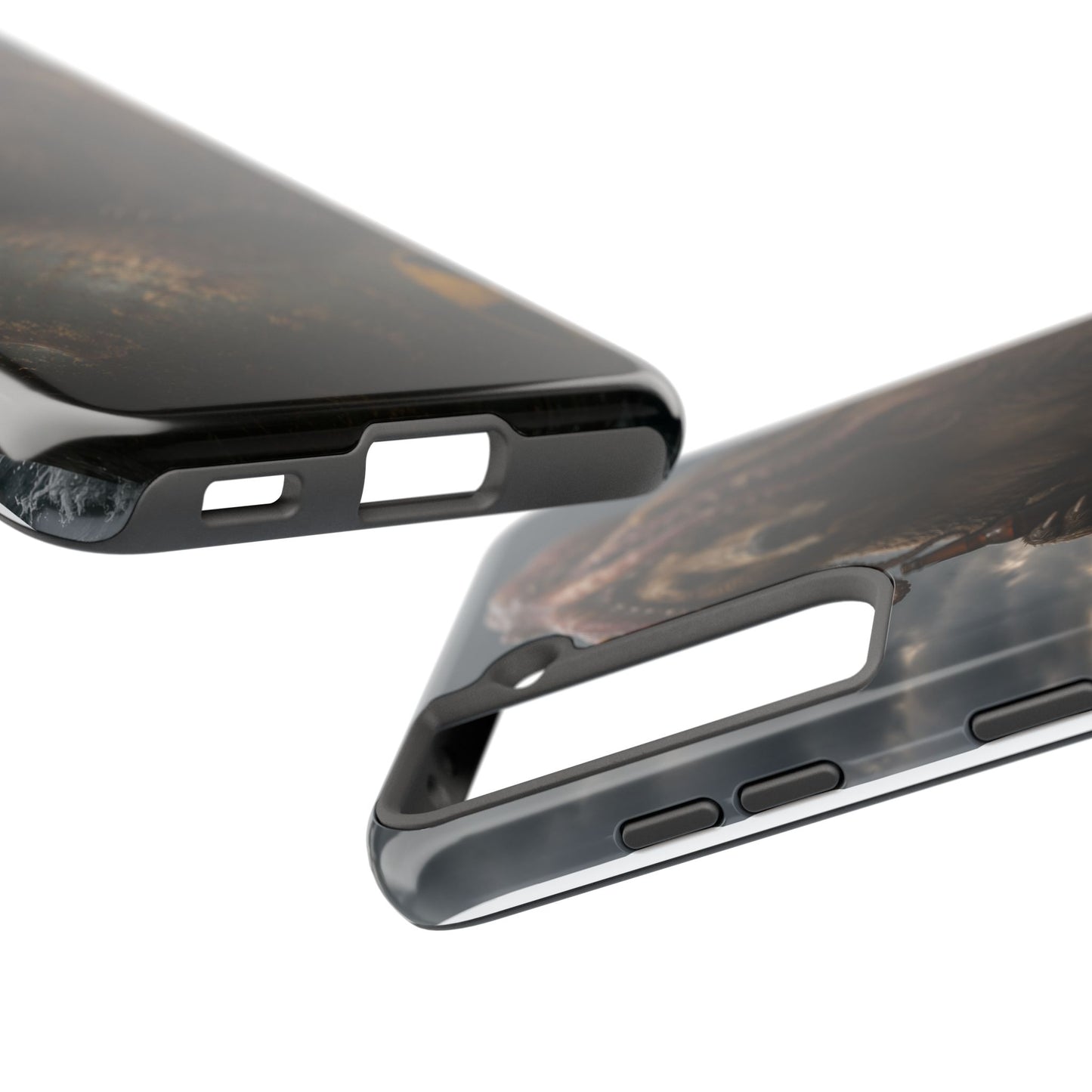 Tough Phone Case — Post‑Apocalyptic Bear with Octopus Helmet on Nuclear Bomb