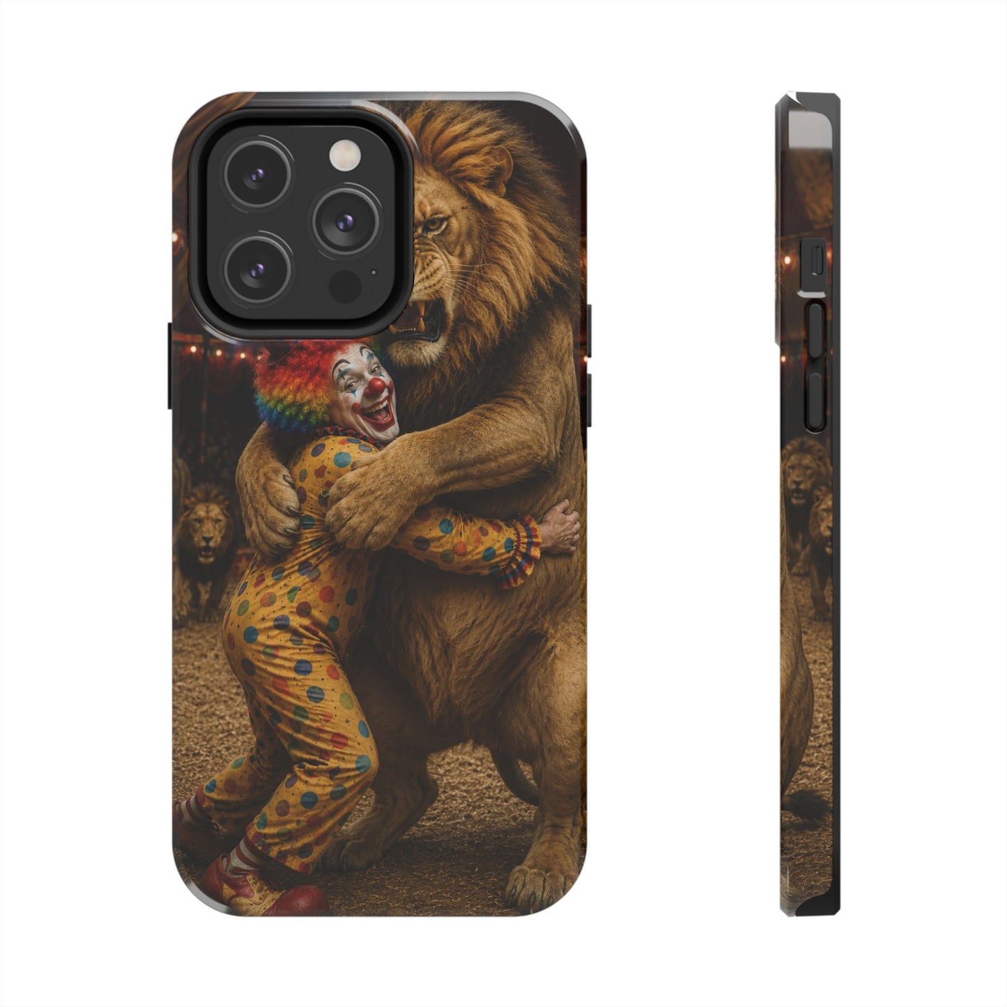 Phone Case — Lion Embrace Clown Tough Protective Case