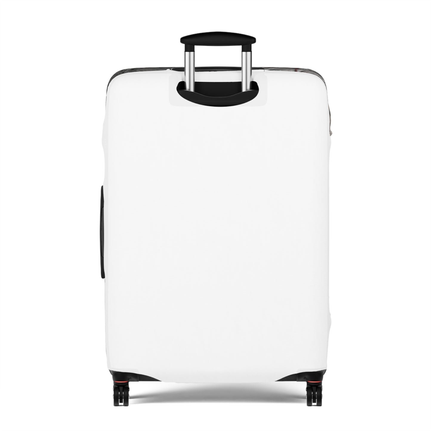 Skull Luggage Cover — Red-Eye Gothic Suitcase Protector
