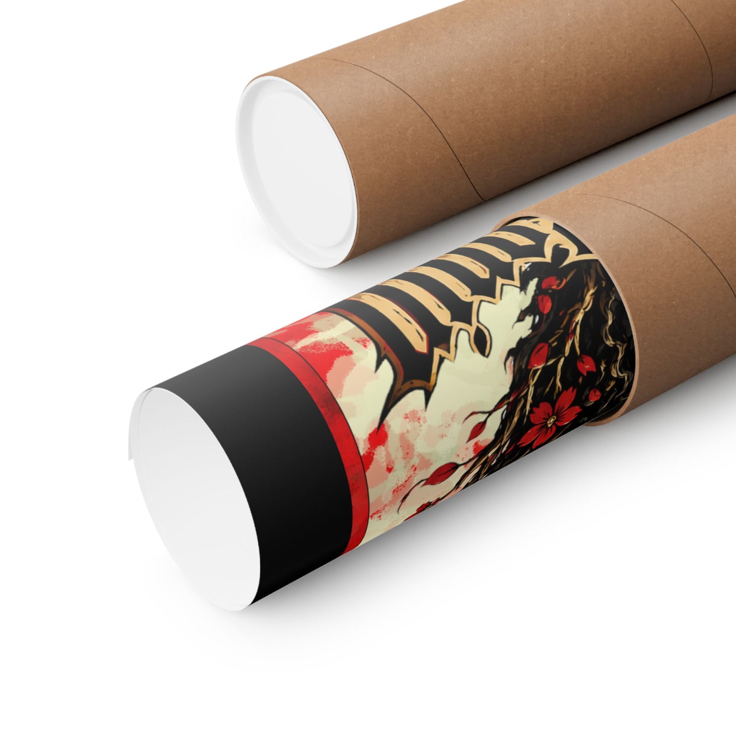 Samurai Wrath Poster — 'Wrath of the Ronin' Matte Vertical Art Print