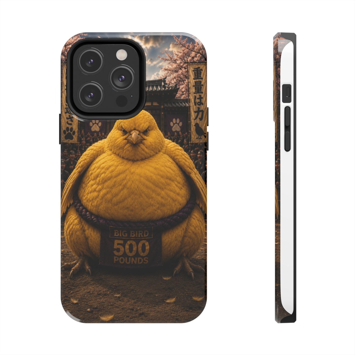 Big Bird Tough Phone Case - 500 Pounds Chubby Bird Protective Cover