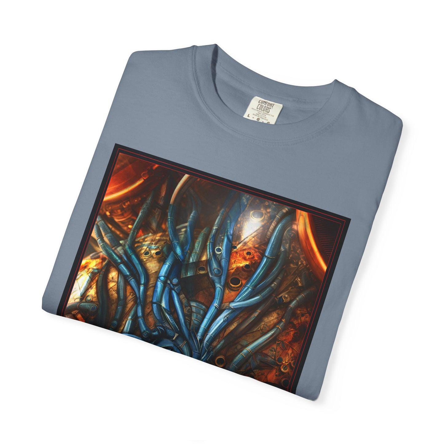 Horror Octopus Art T-Shirt — Surreal Cthulhu-Inspired Graphic Tee