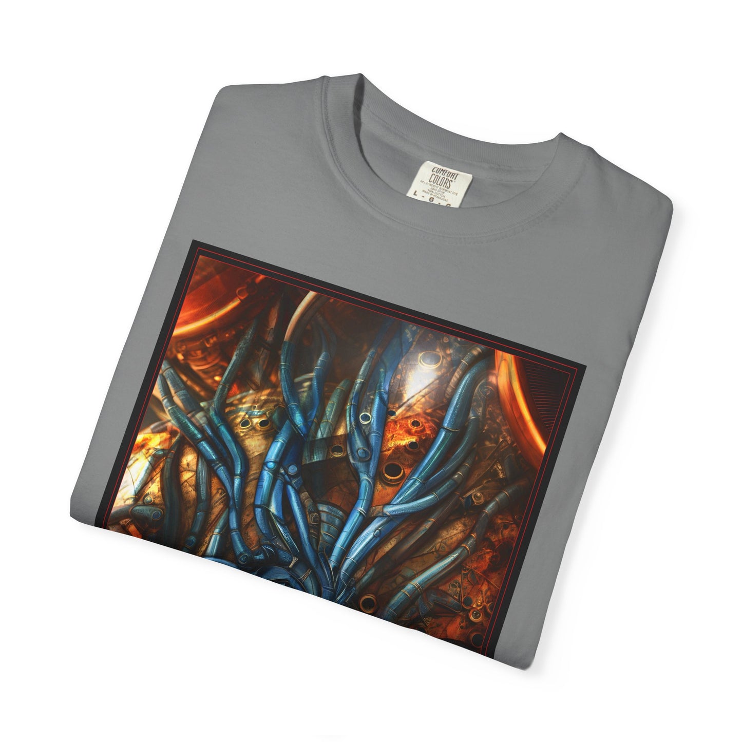 Horror Octopus Art T-Shirt — Surreal Cthulhu-Inspired Graphic Tee