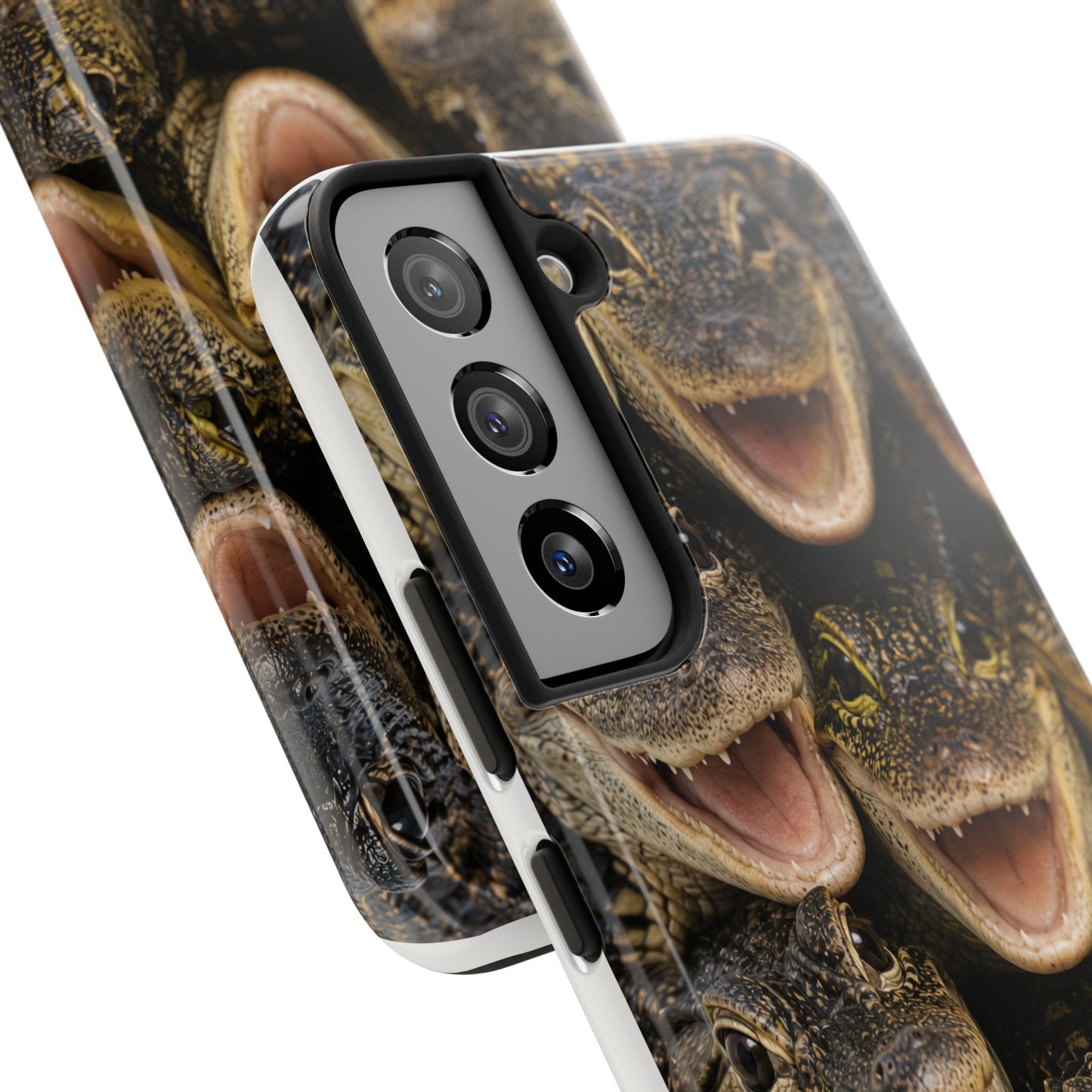 Alligator Smile Tough Phone Case — Funny Gator Print Protective Phone Cover
