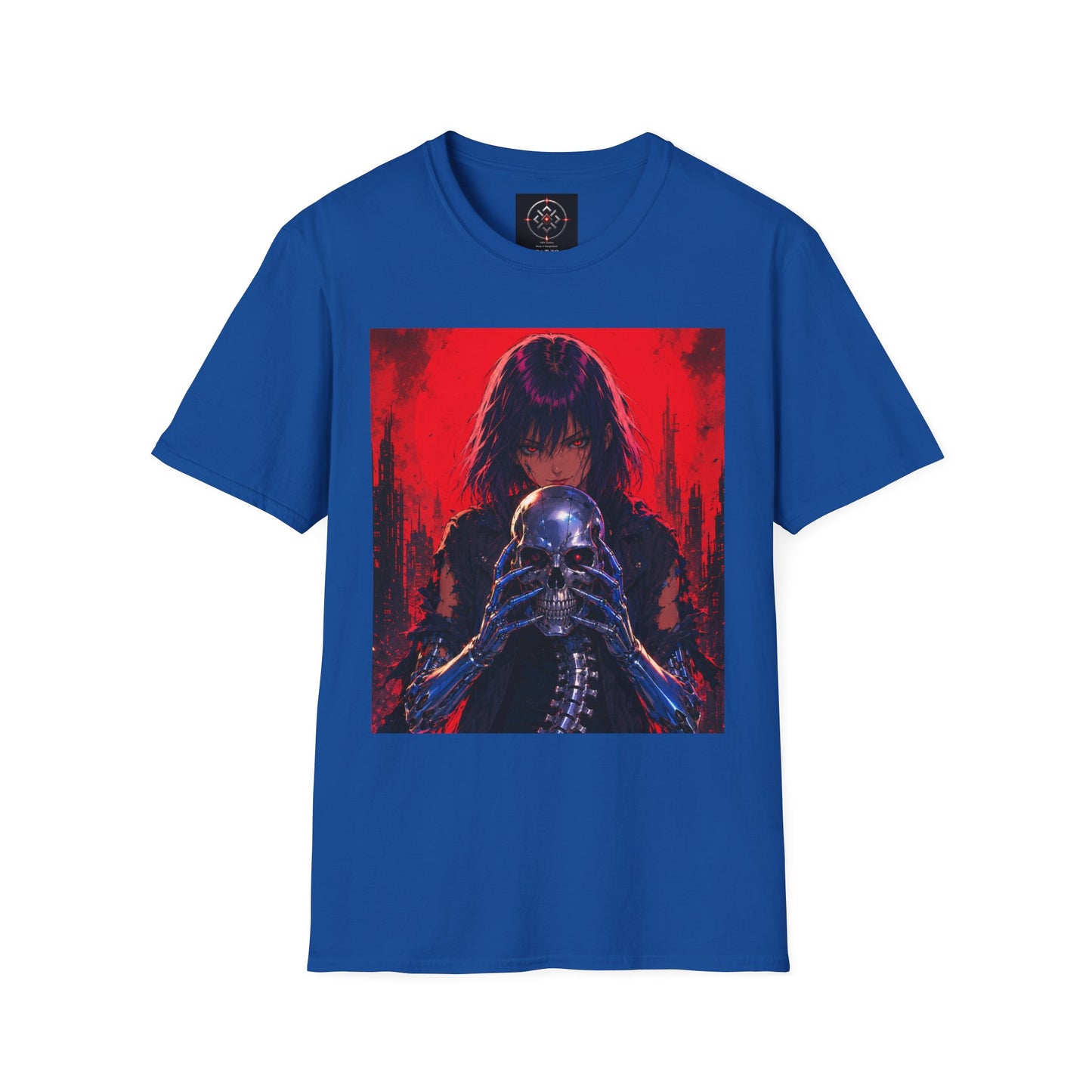 Metallic Souls Gothic Tee — Mystic Fortune Teller Anime Graphic T-Shirt