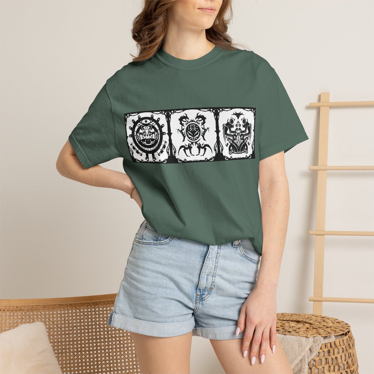 Mythic Tiles Graphic T-Shirt