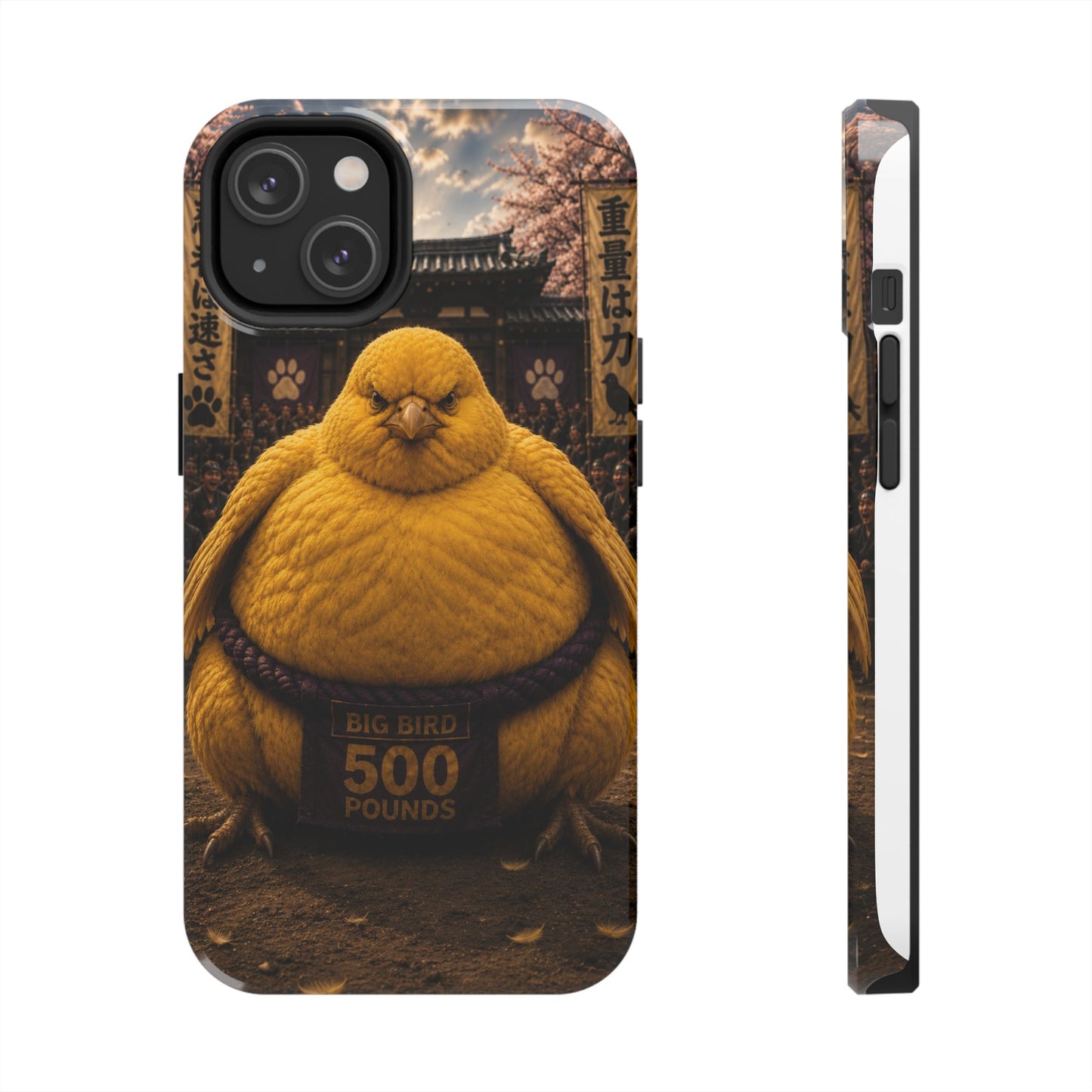 Big Bird Tough Phone Case - 500 Pounds Chubby Bird Protective Cover