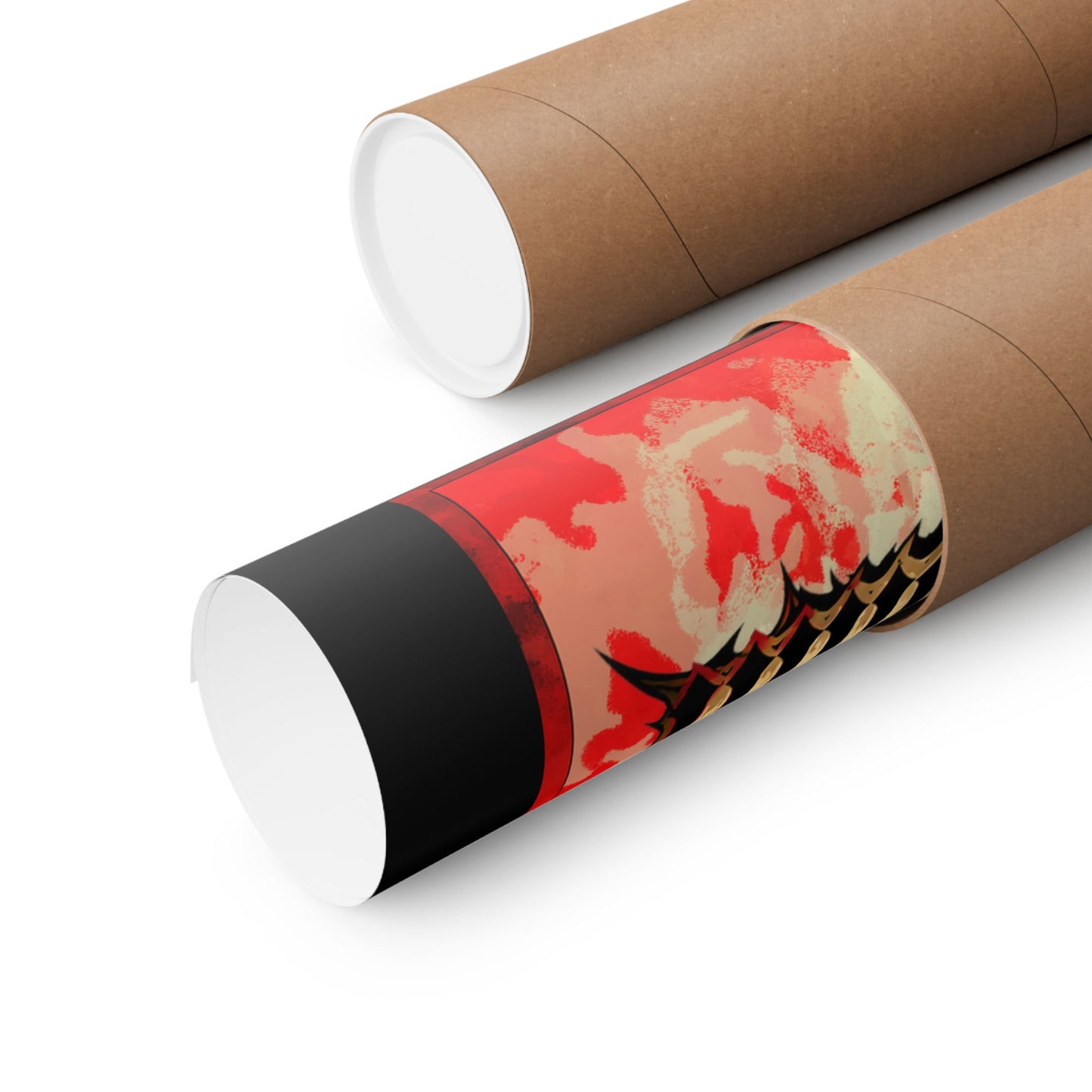 Samurai Wrath Poster — 'Wrath of the Ronin' Matte Vertical Art Print