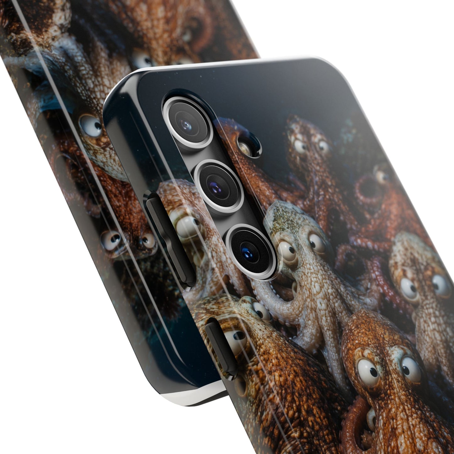 Octopus Cluster Tough Phone Case — Cute Underwater Sea Creature Protection