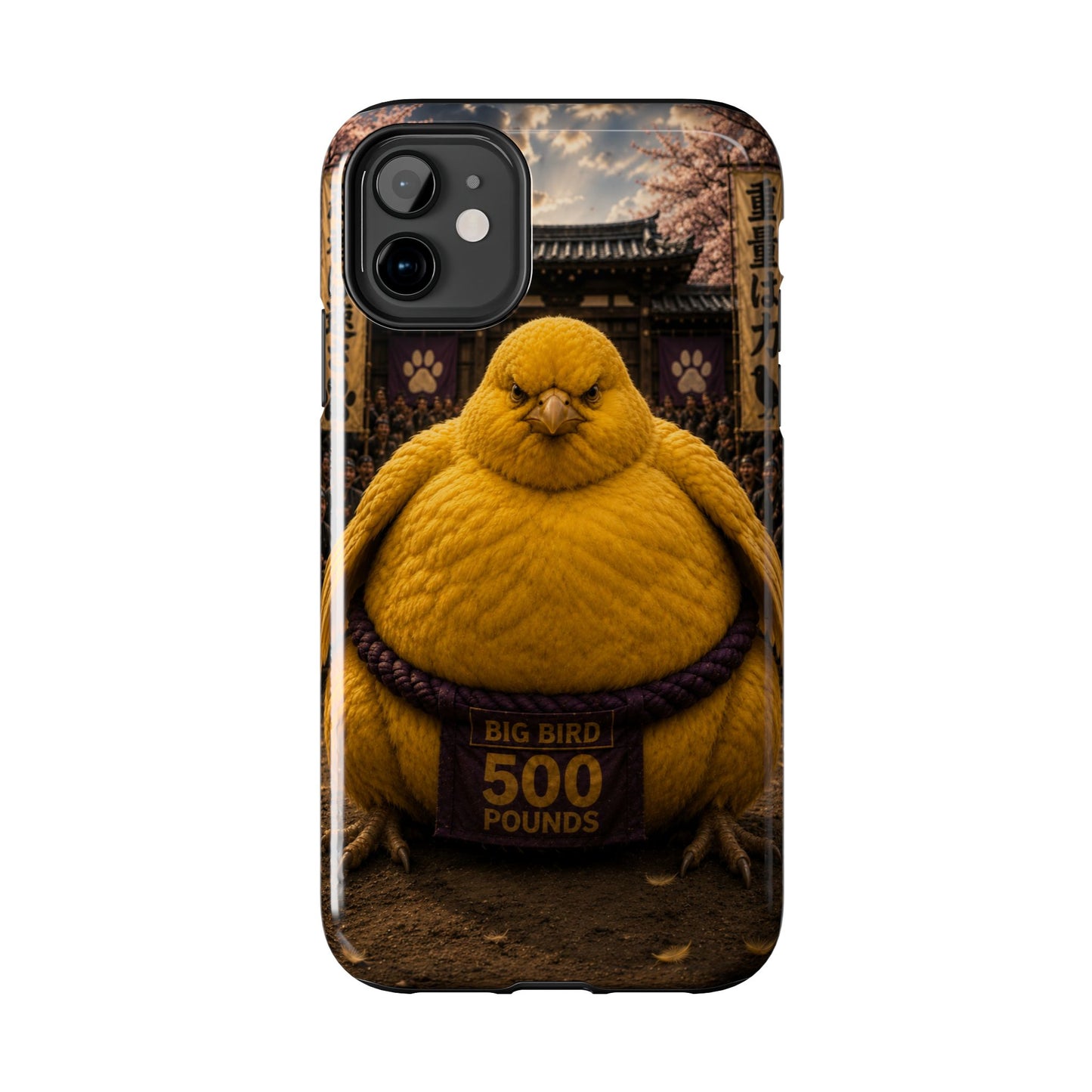 Big Bird Tough Phone Case - 500 Pounds Chubby Bird Protective Cover