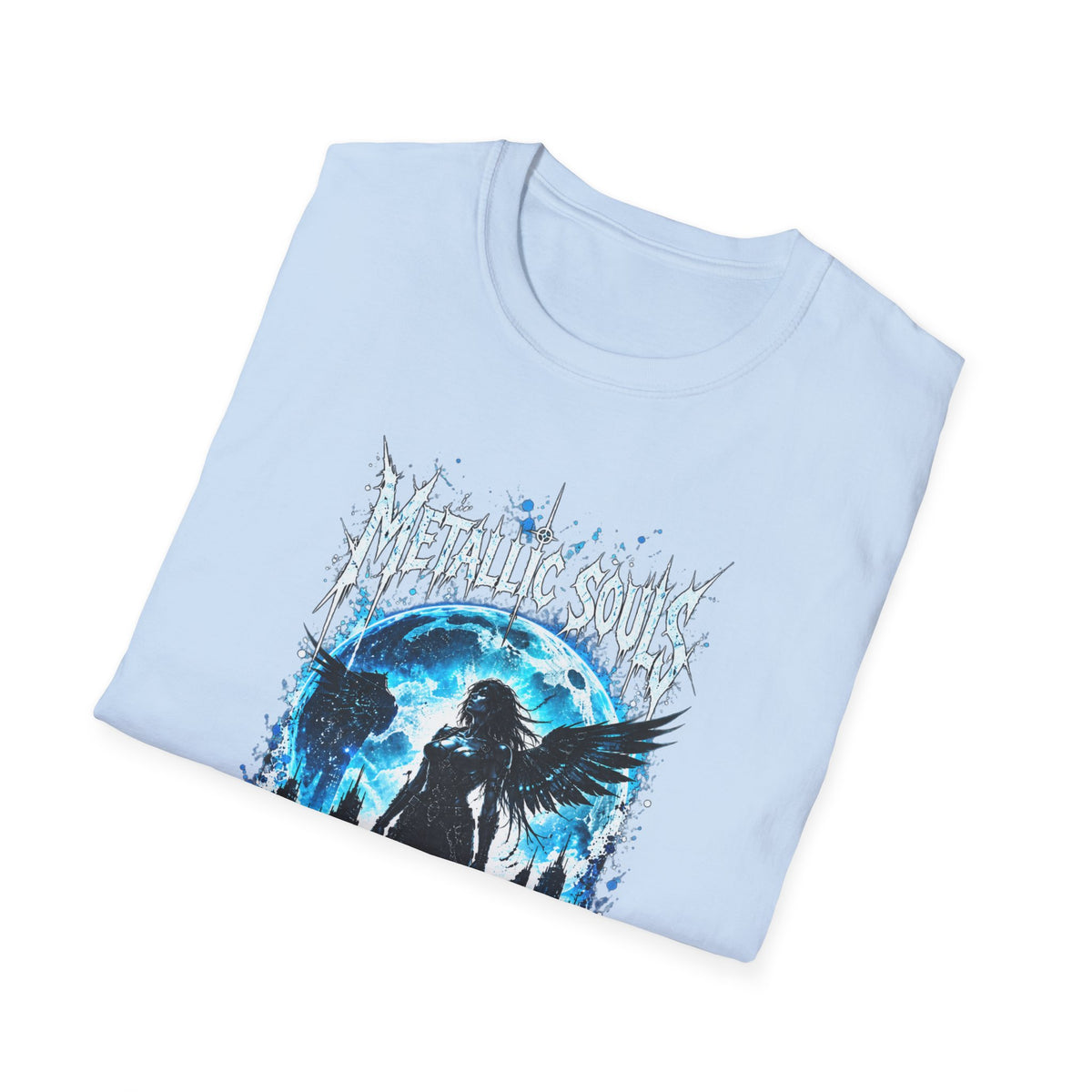 Mystical Blue Raven Forest T-Shirt