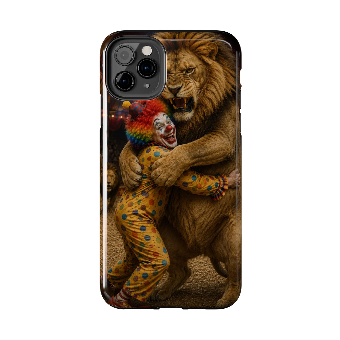 Phone Case — Lion Embrace Clown Tough Protective Case