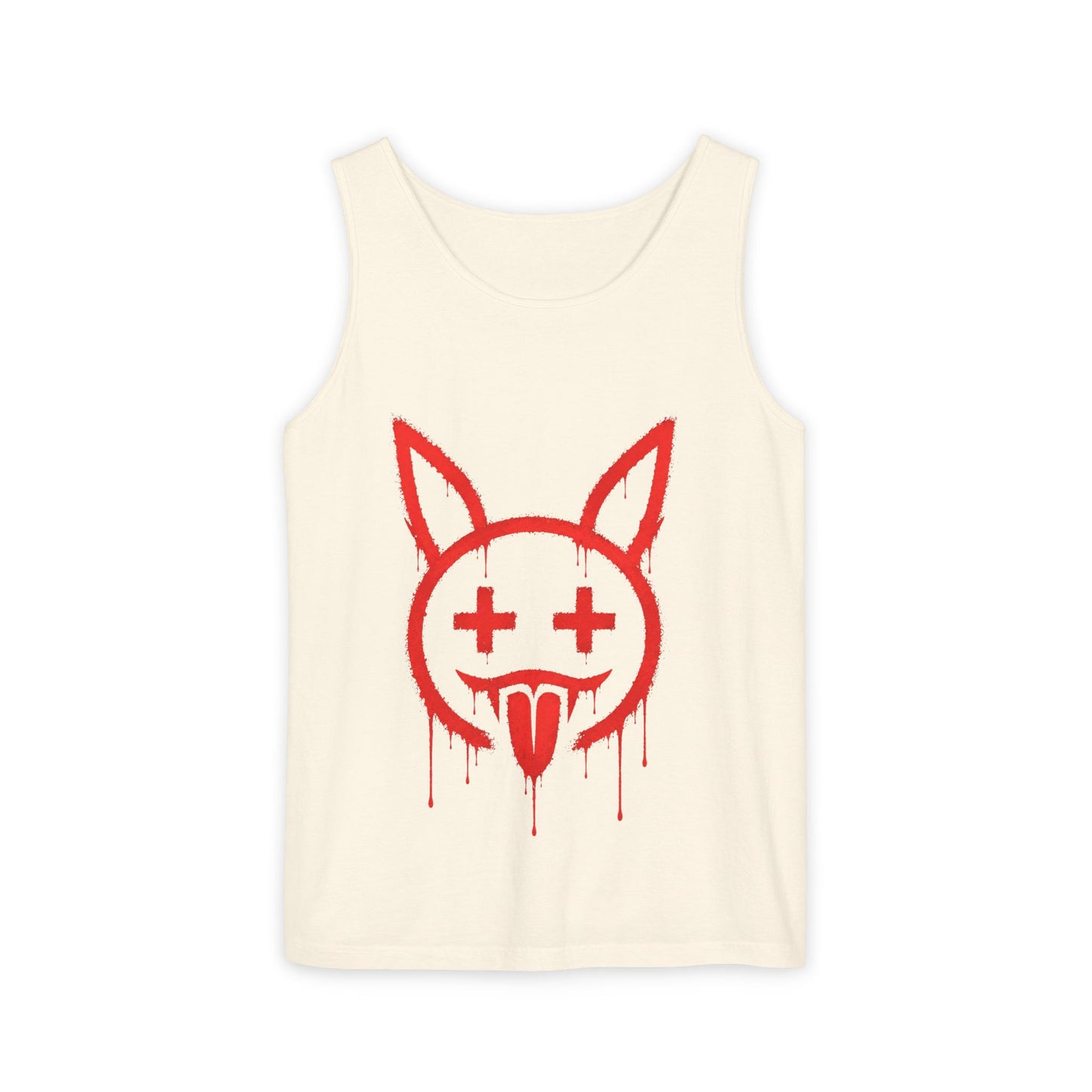 Metallic Souls Graffiti Bunny Streetwear Graphic T-Shirt