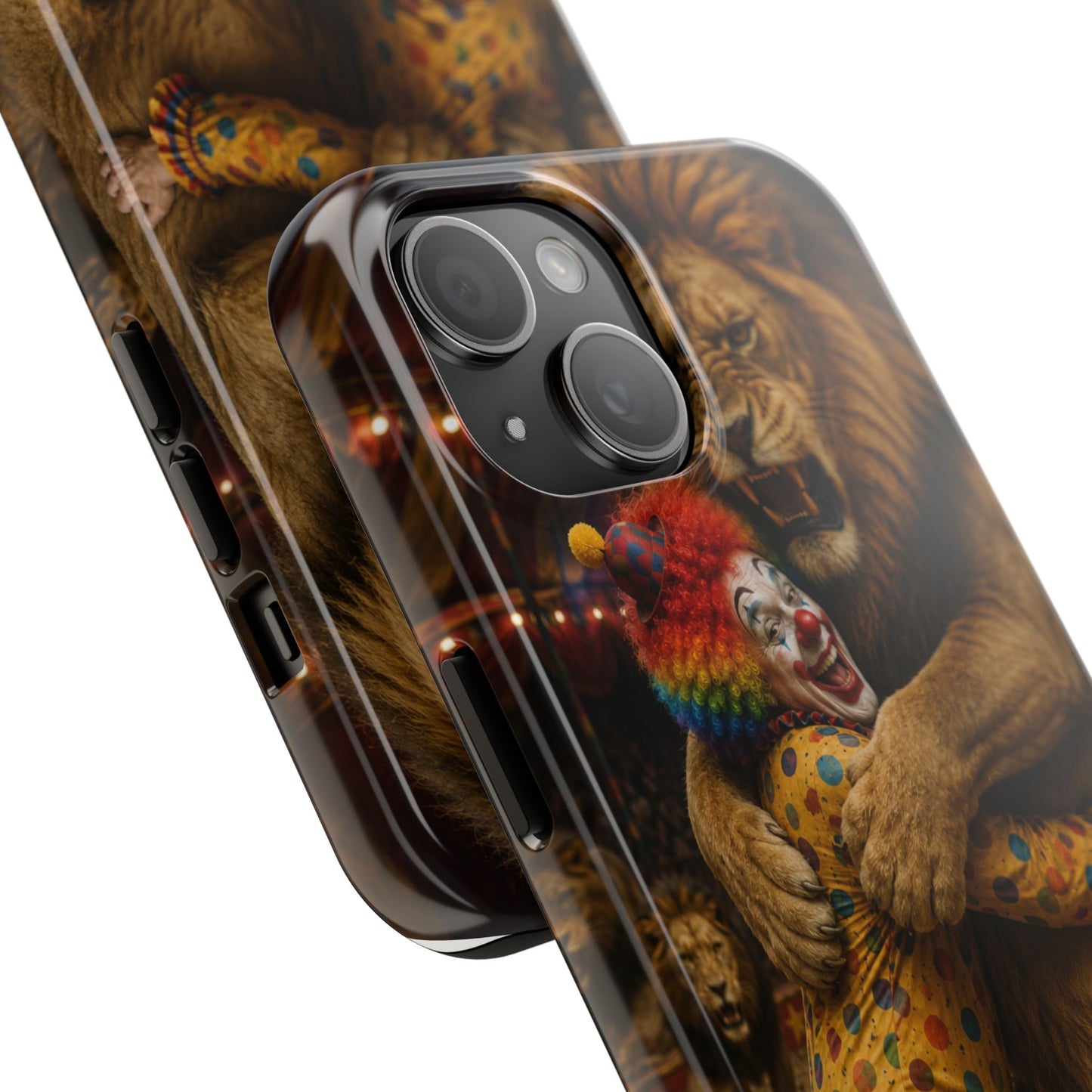Phone Case — Lion Embrace Clown Tough Protective Case