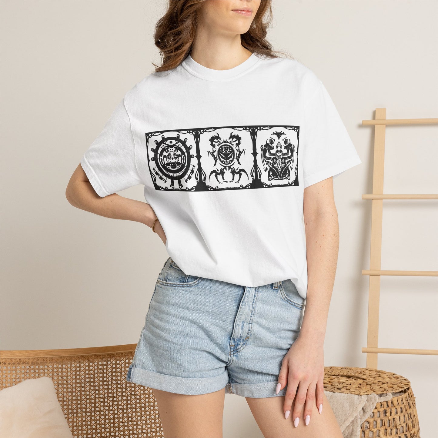 Mythic Tiles Graphic T-Shirt