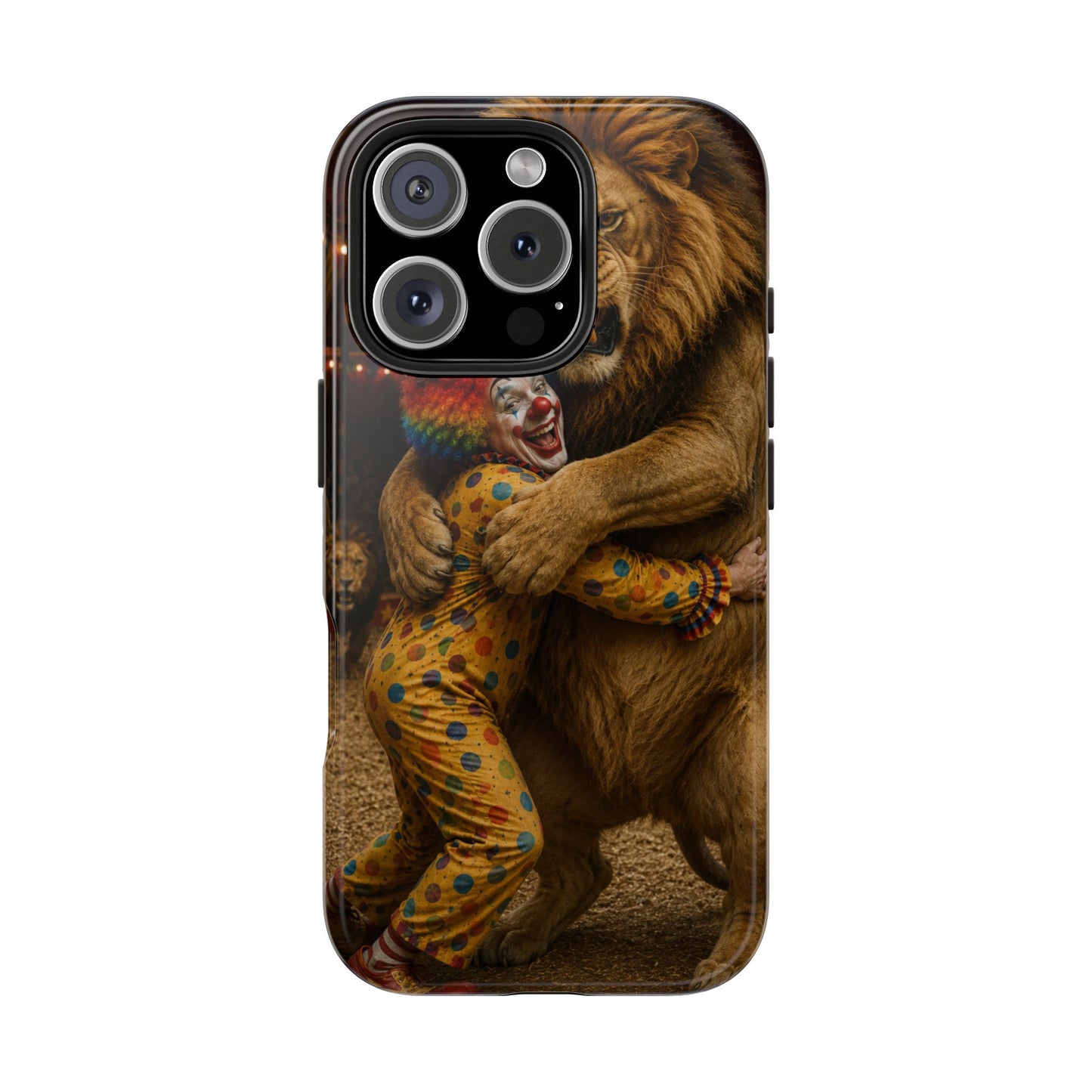 Phone Case — Lion Embrace Clown Tough Protective Case