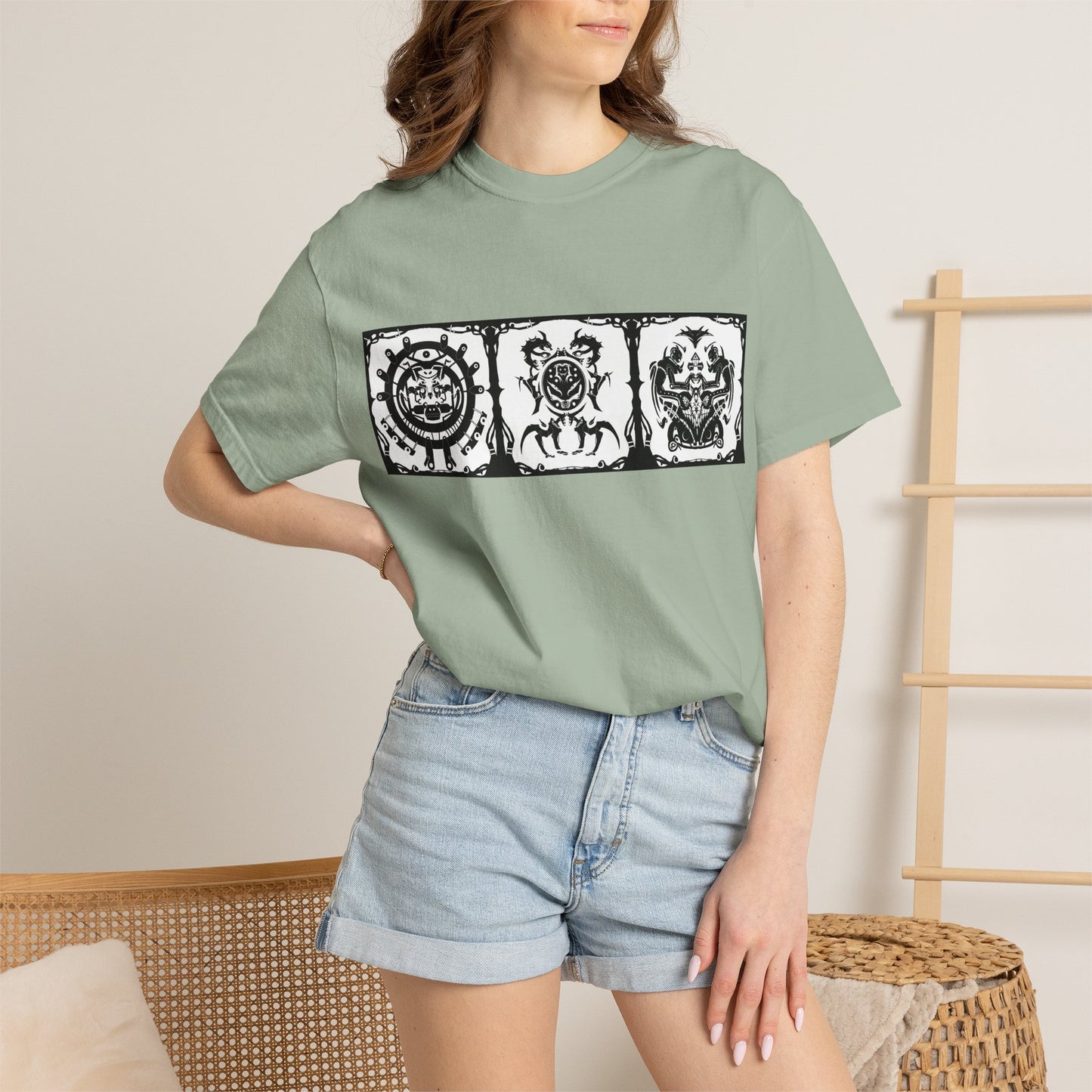 Mythic Tiles Graphic T-Shirt