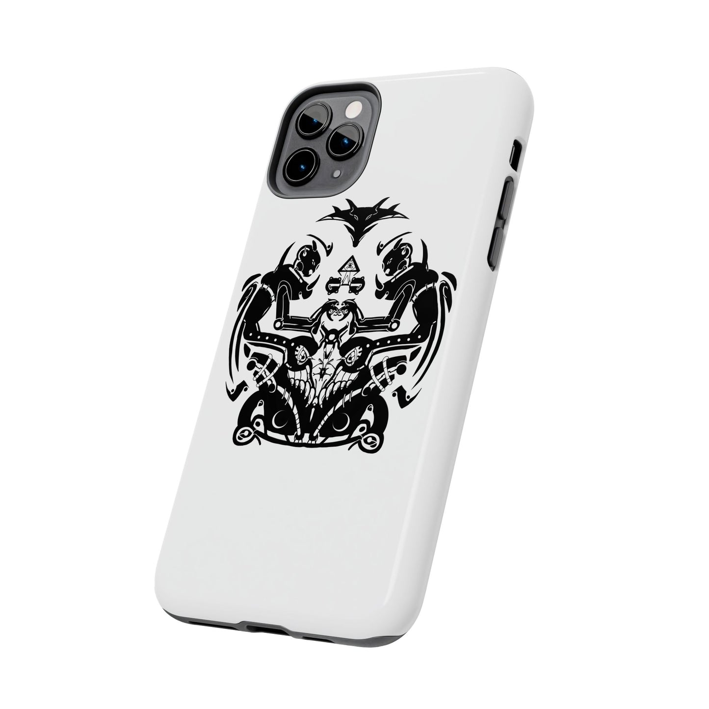 Viking Knotwork Tough Phone Case — Norse Warrior Tribal Design