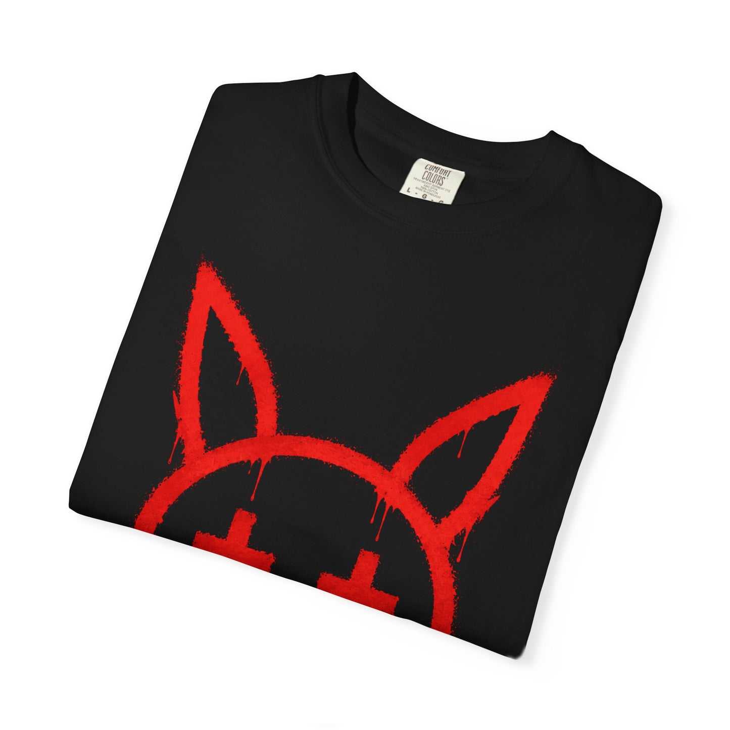 Metallic Souls Graffiti Bunny Heavyweight Streetwear T-Shirt