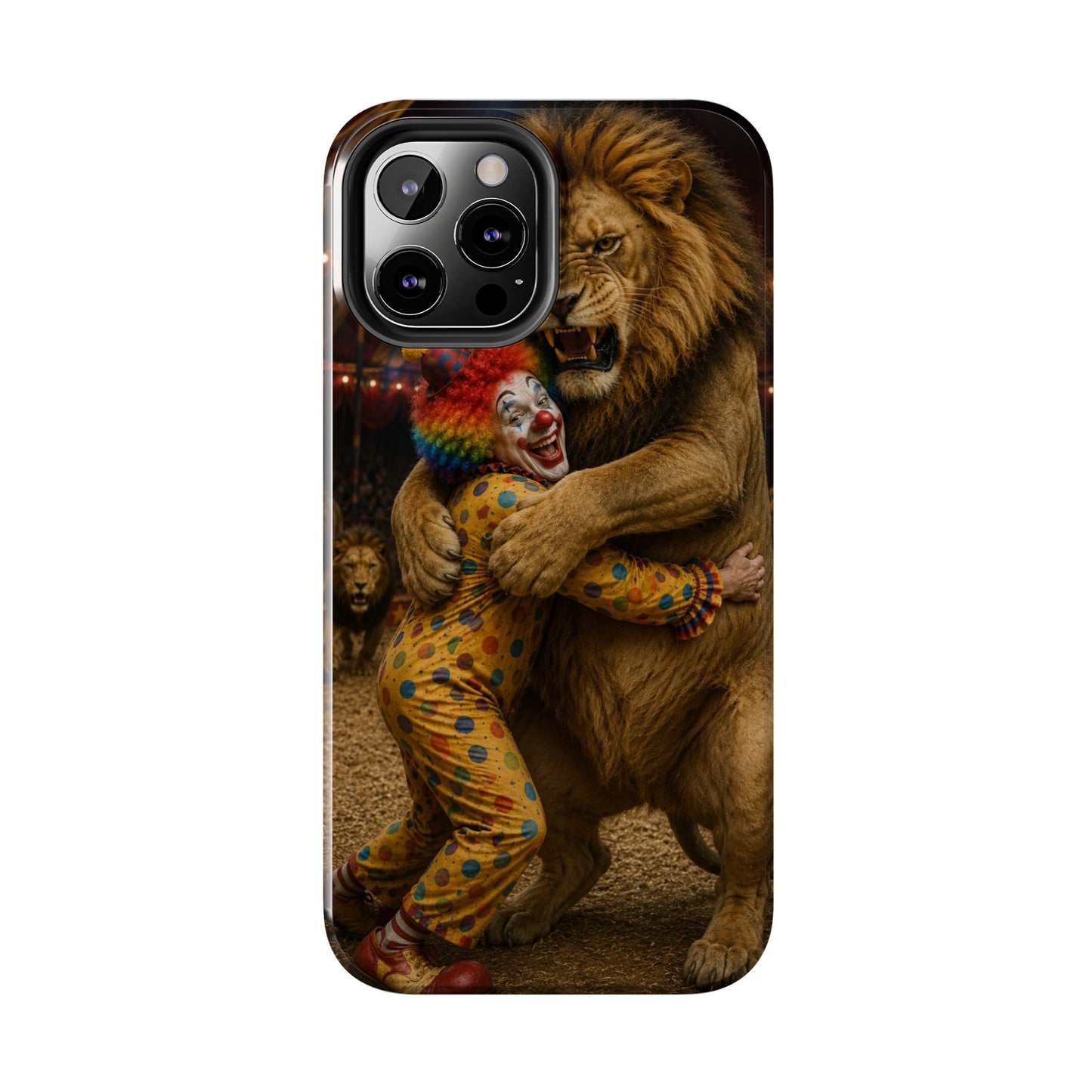 Phone Case — Lion Embrace Clown Tough Protective Case