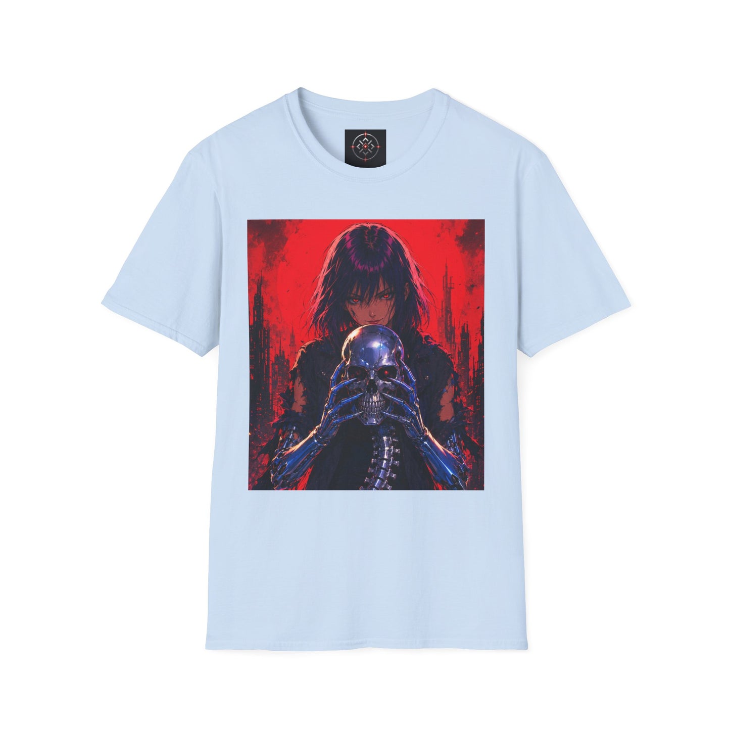 Metallic Souls Gothic Tee — Mystic Fortune Teller Anime Graphic T-Shirt
