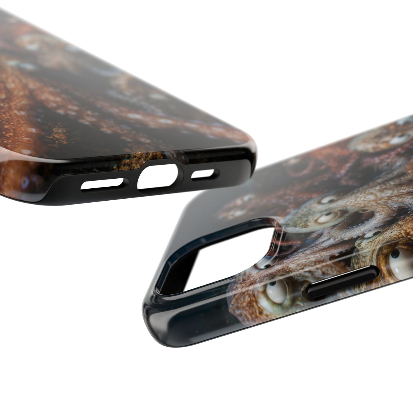 Octopus Cluster Tough Phone Case — Cute Underwater Sea Creature Protection
