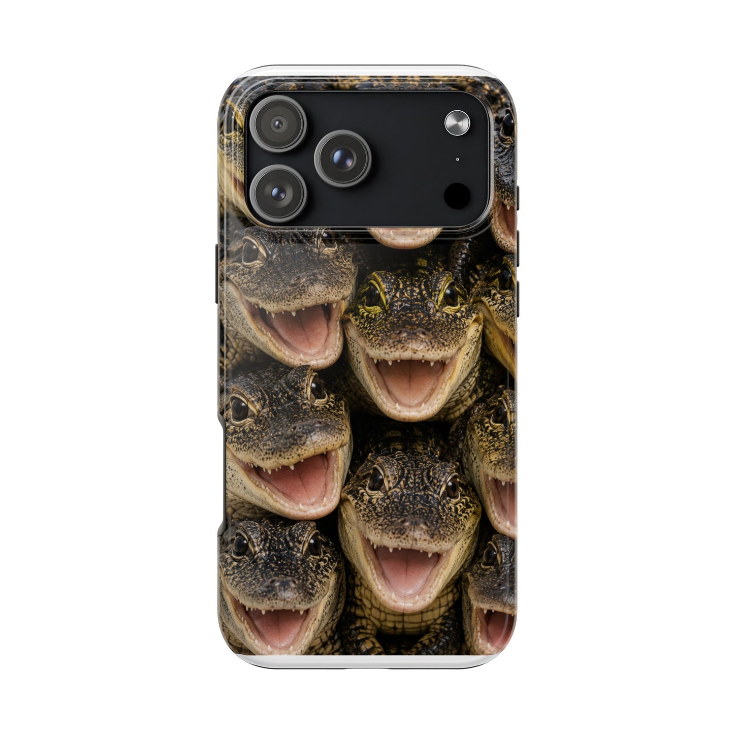 Alligator Smile Tough Phone Case — Funny Gator Print Protective Phone Cover