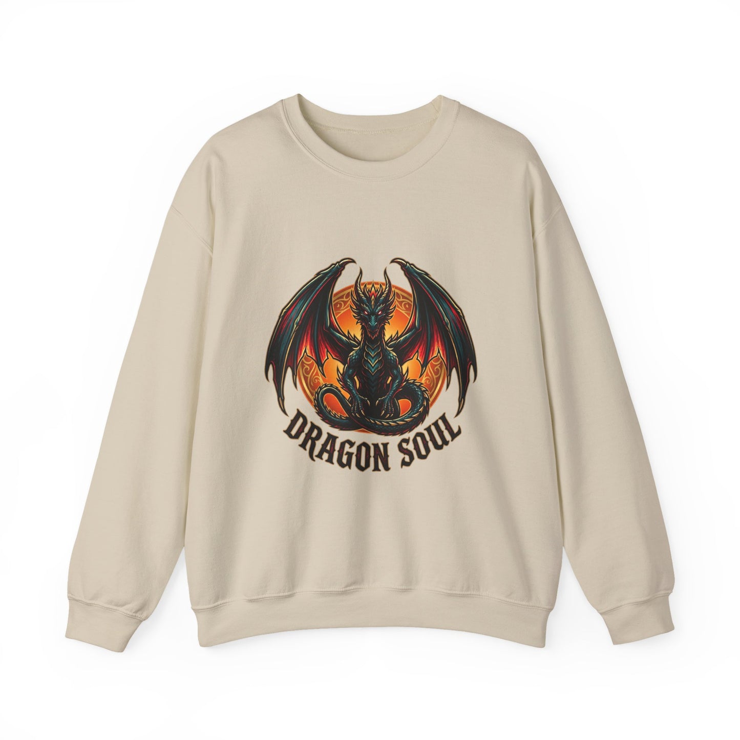 Dragon Soul Crewneck Sweatshirt | dragon, fantasy art, tattoo style