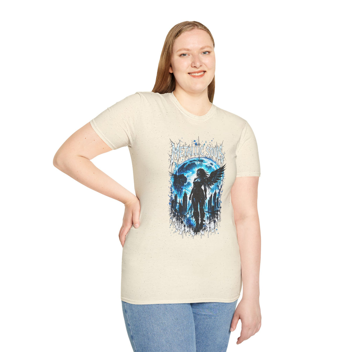 Mystical Blue Raven Forest T-Shirt