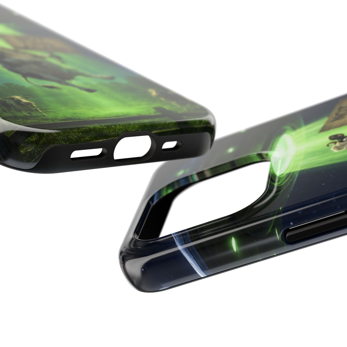 Phone Case — Funny Alien Abduction Cow Design ("Not This Again")