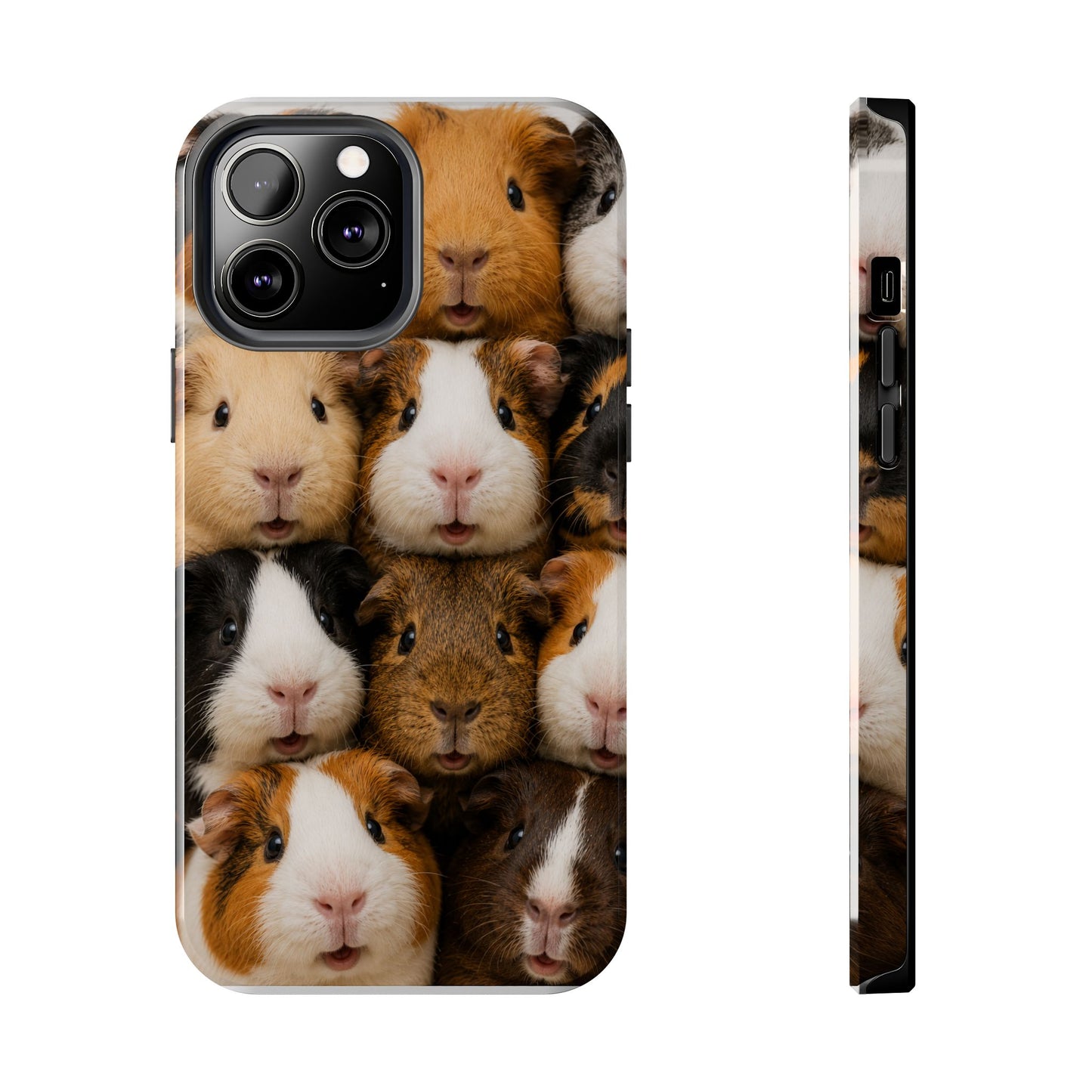 Guinea Pig Collage Tough Phone Case — Cute Small Pet Protective Phone Cover