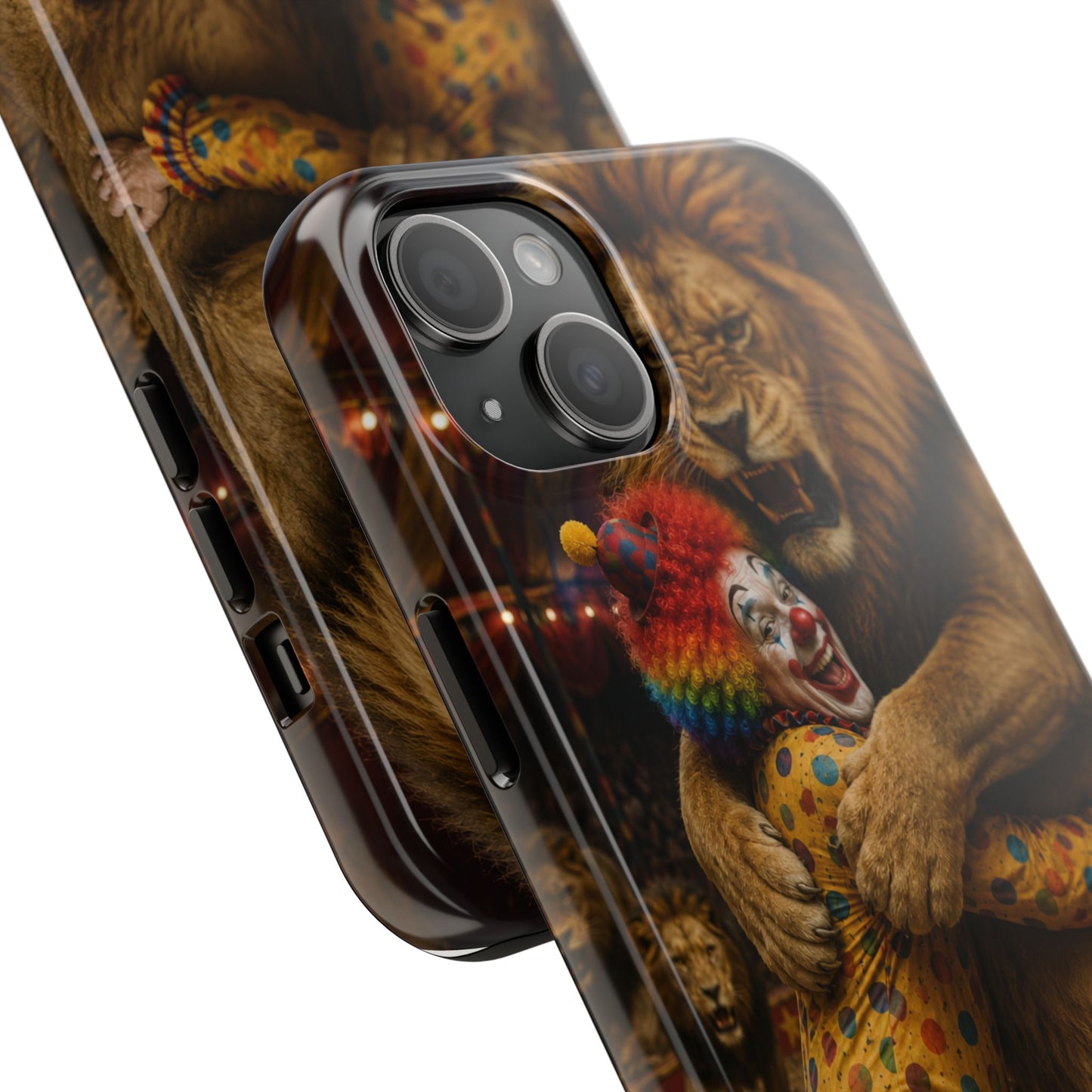 Phone Case — Lion Embrace Clown Tough Protective Case