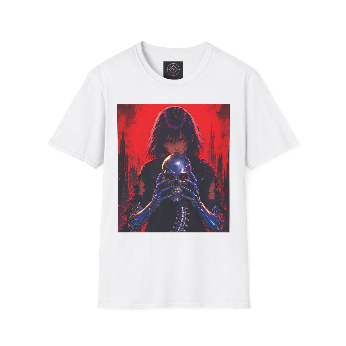 Metallic Souls Gothic Tee — Mystic Fortune Teller Anime Graphic T-Shirt