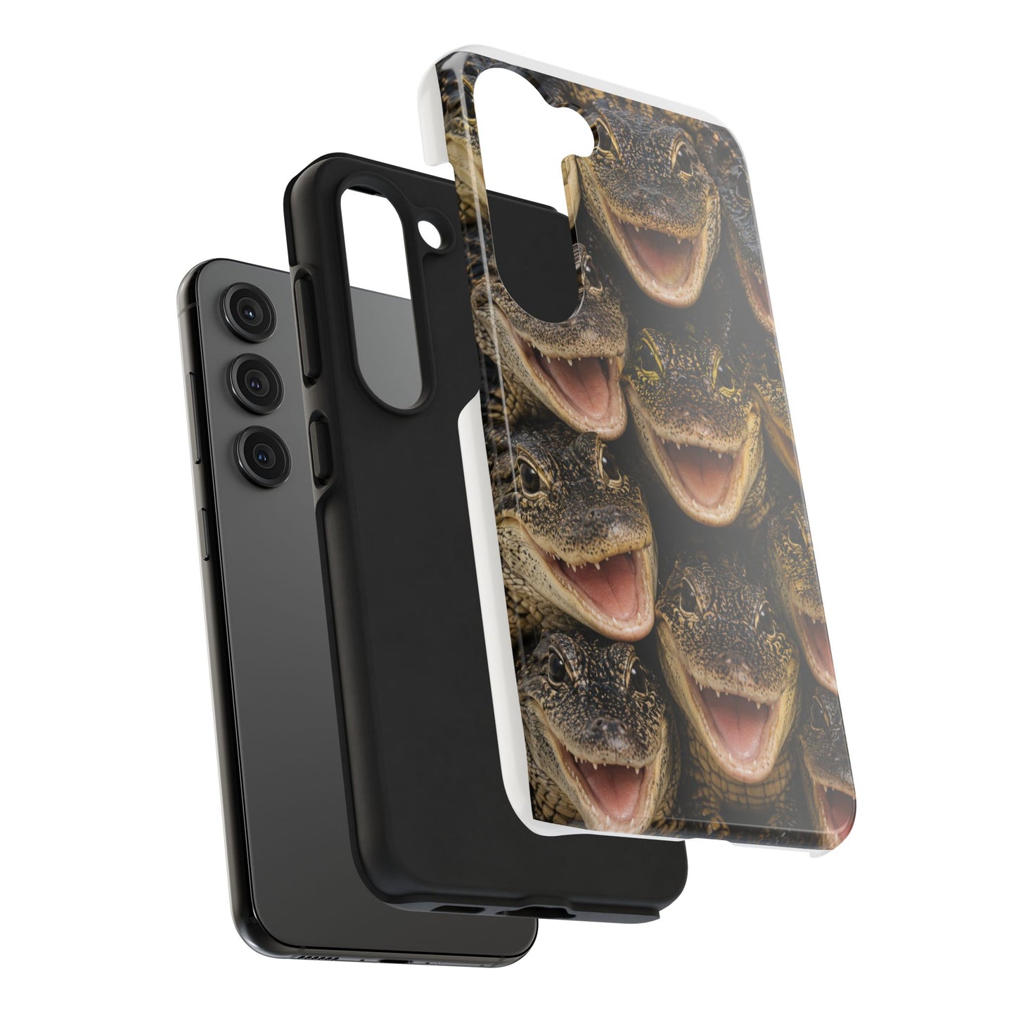 Alligator Smile Tough Phone Case — Funny Gator Print Protective Phone Cover
