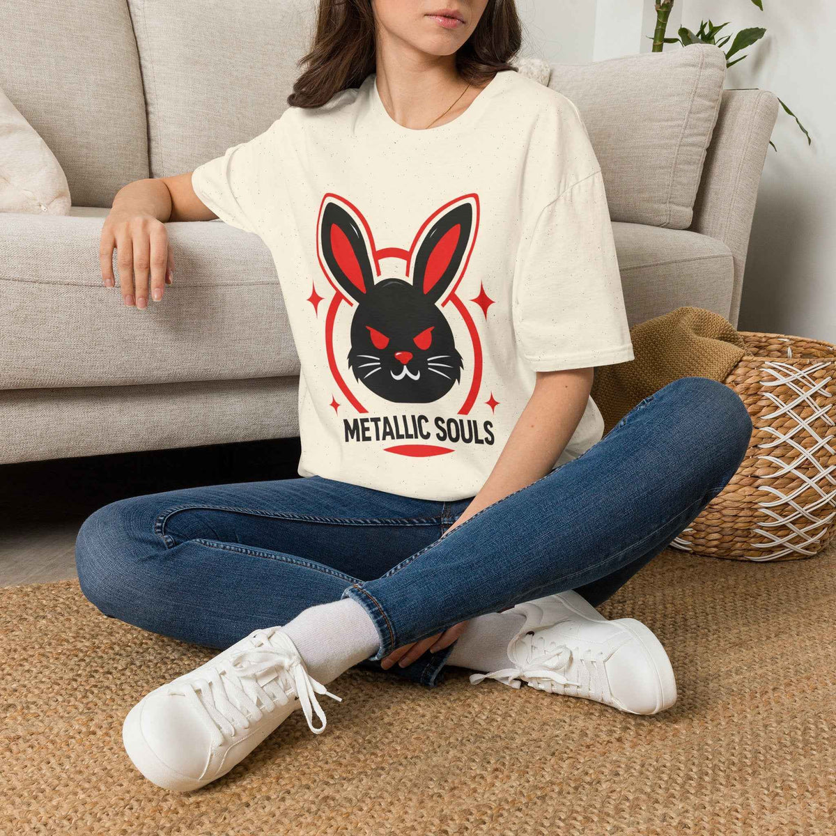 Metallic Souls Bunny Logo T-Shirt