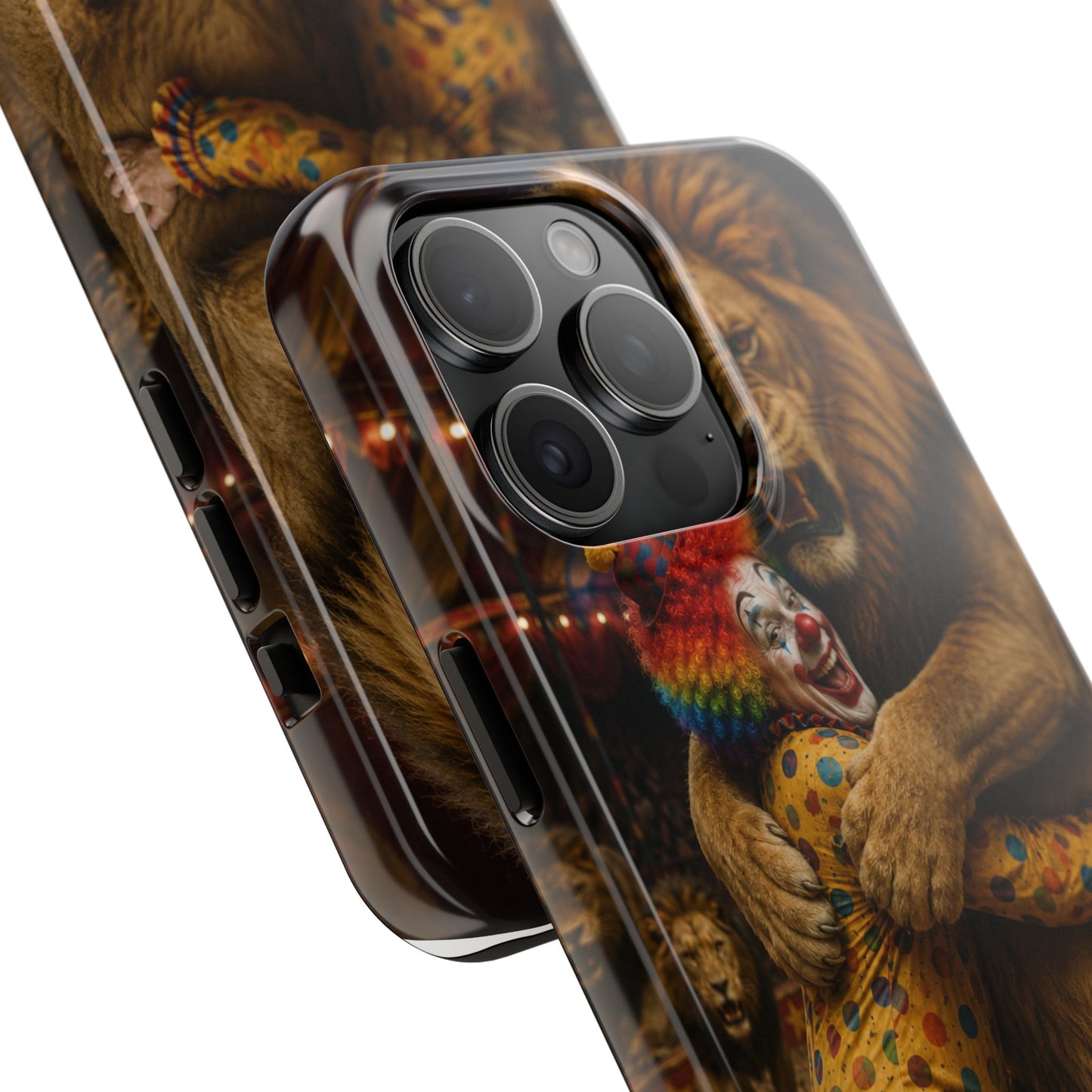 Phone Case — Lion Embrace Clown Tough Protective Case