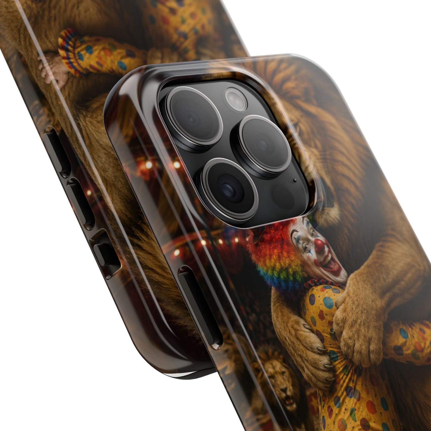 Phone Case — Lion Embrace Clown Tough Protective Case