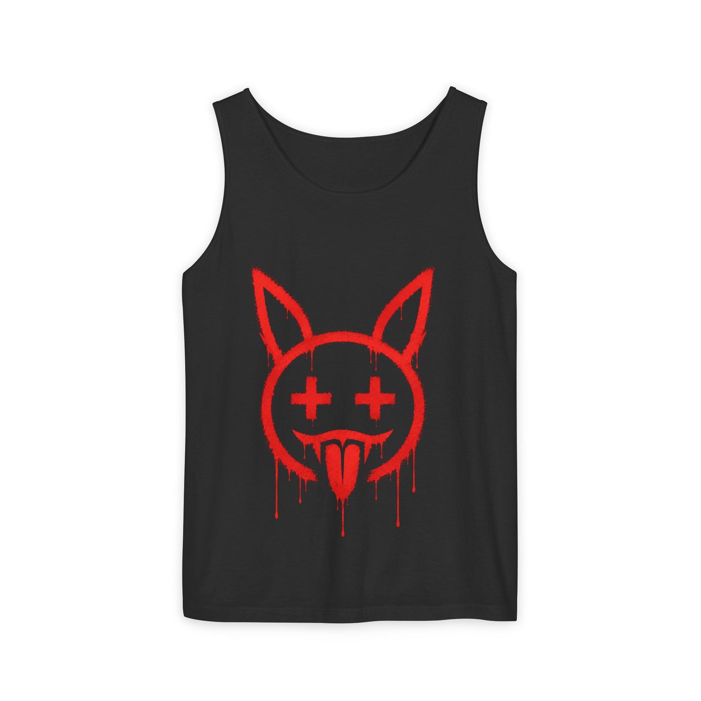 Metallic Souls Graffiti Bunny Streetwear Graphic T-Shirt