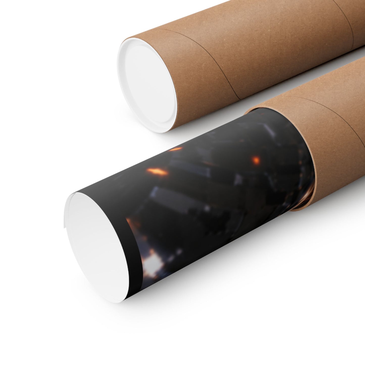 Metallic Souls Poster — Anime Sci‑Fi Action Matte Vertical Print