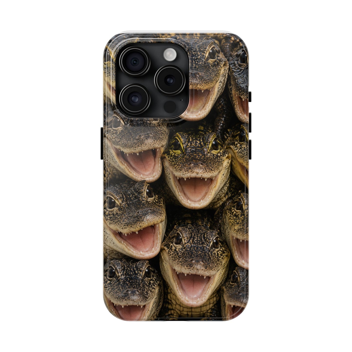 Alligator Smile Tough Phone Case — Funny Gator Print Protective Phone Cover