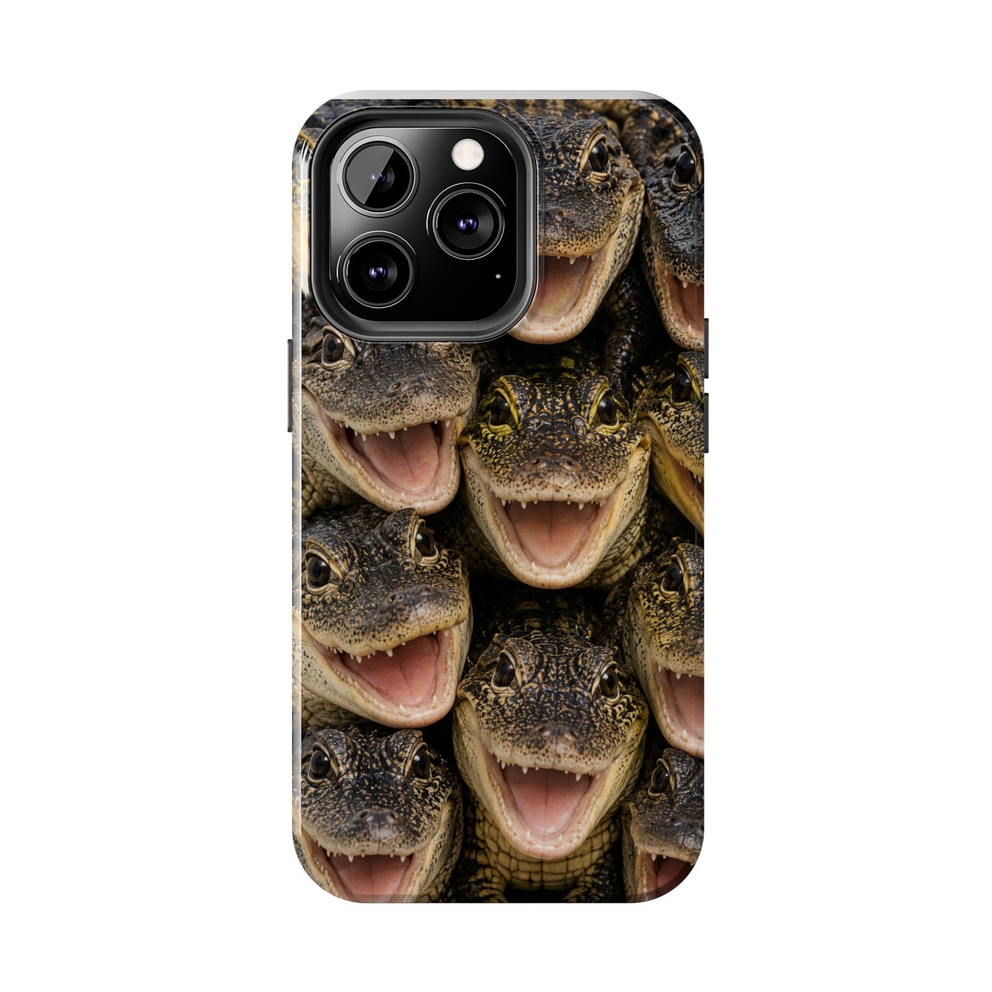 Alligator Smile Tough Phone Case — Funny Gator Print Protective Phone Cover