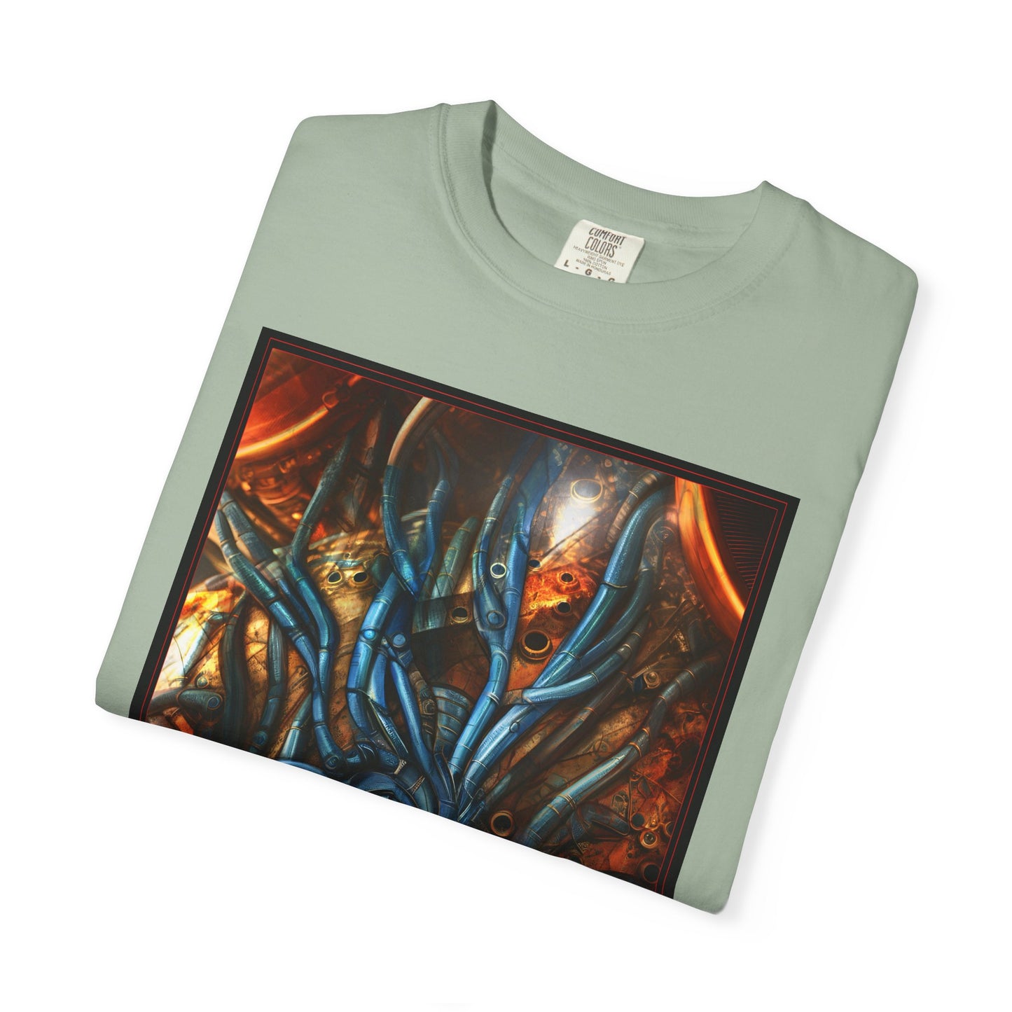 Horror Octopus Art T-Shirt — Surreal Cthulhu-Inspired Graphic Tee