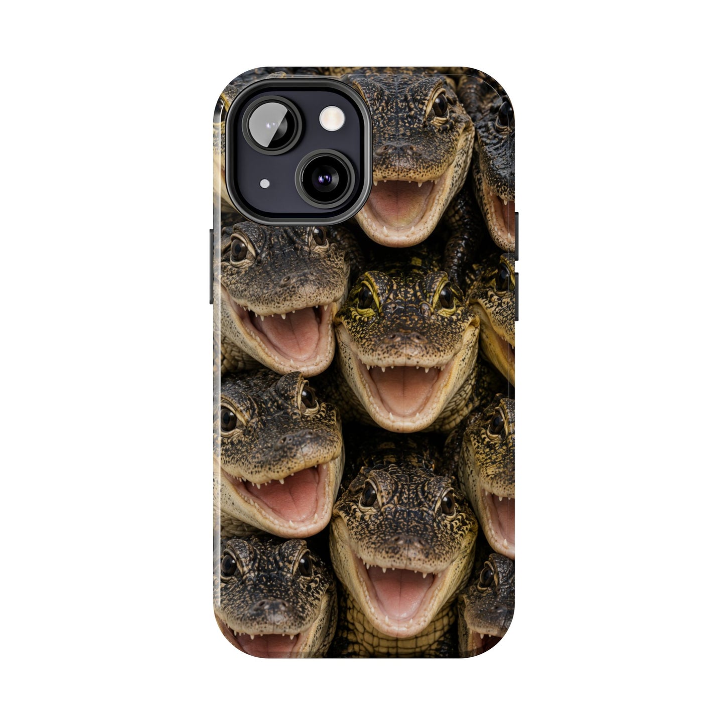Alligator Smile Tough Phone Case — Funny Gator Print Protective Phone Cover