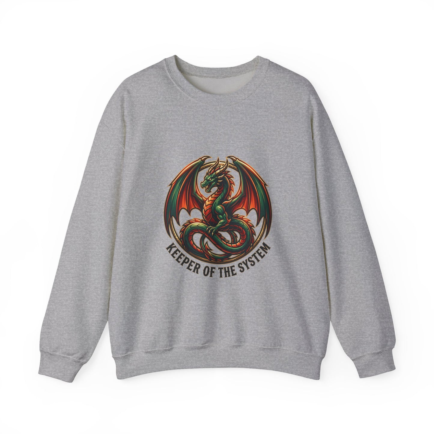 Dragon emblem Crewneck Sweatshirt | fantasy art, tattoo style